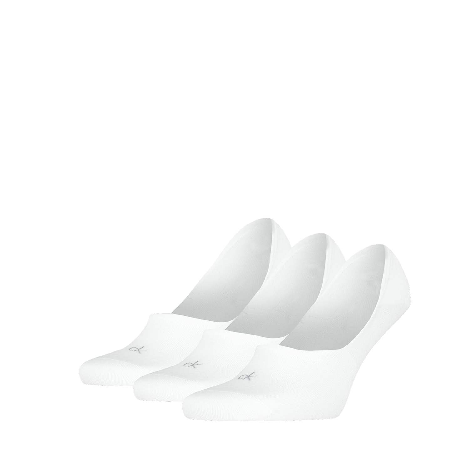 Calvin Klein Men's 3 Pack Cotton Rich Trainer Socks - 6-8 - White - Available at M&S