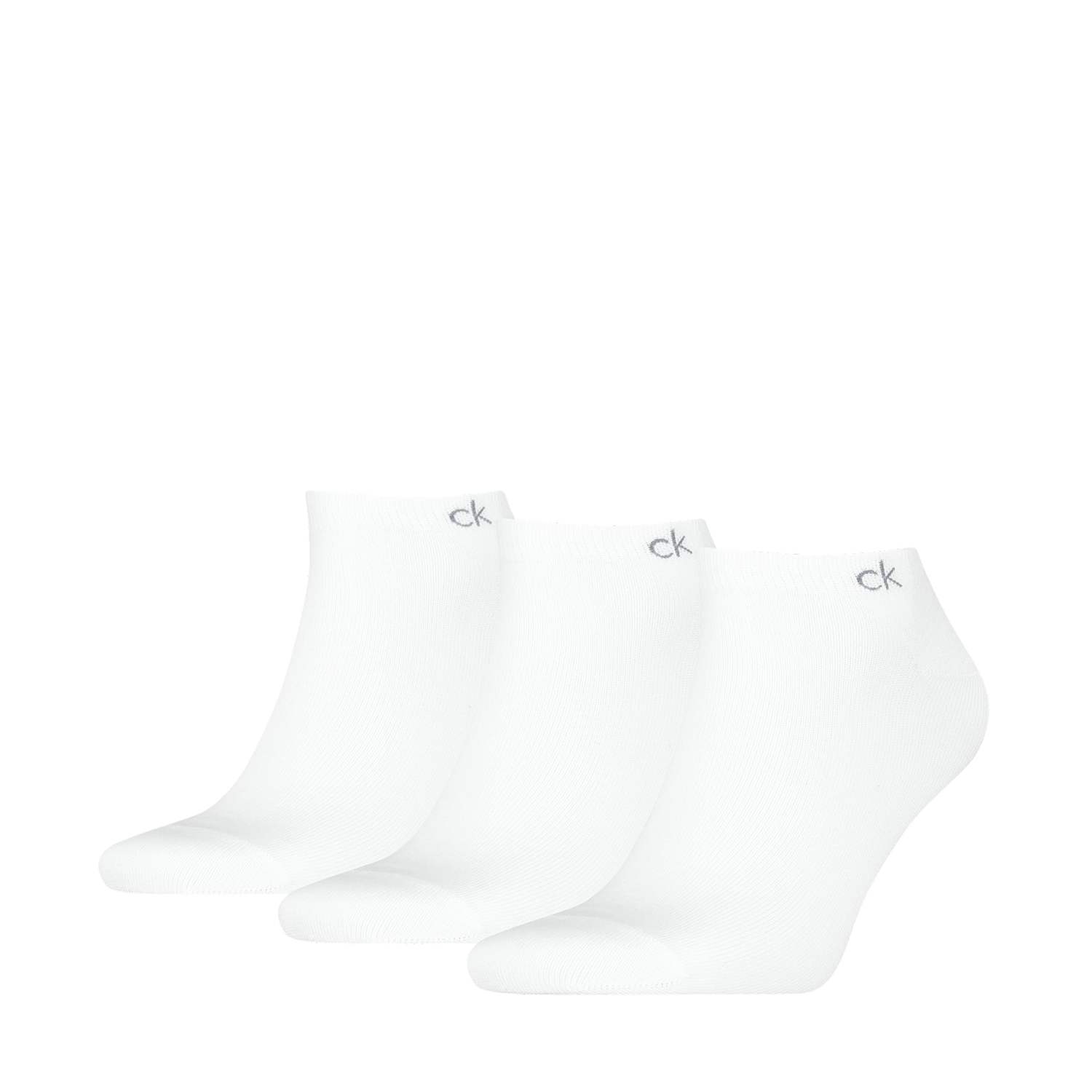 Calvin Klein Men's 3 Pack Cotton Rich Trainer Socks - 6-8 - White - Available at M&S