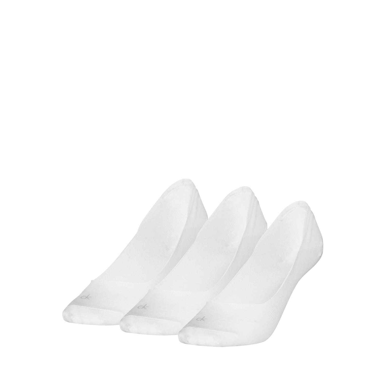Calvin Klein Women's 3 Pack Cotton Rich Trainer Socks - 6-8 - White - Available at M&S