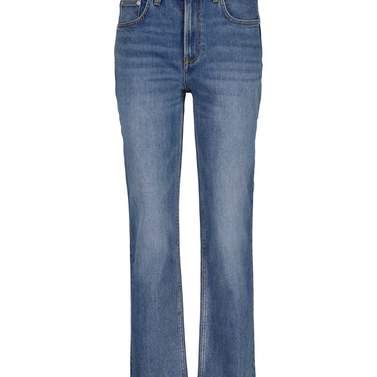 Gant Women's Mid Rise Straight Leg Cropped Jeans - 30 - Light Blue - Available at M&S