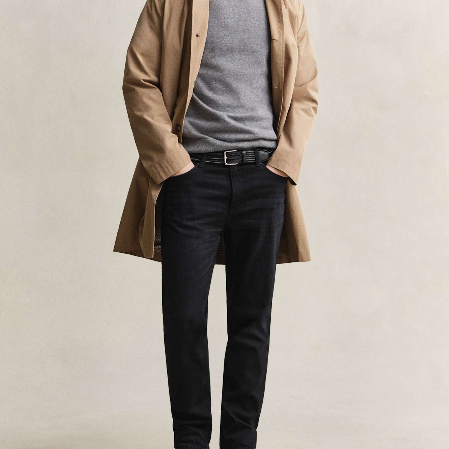Gant Men's Regular Fit Jeans - 40/34in - Black - Available at M&S
