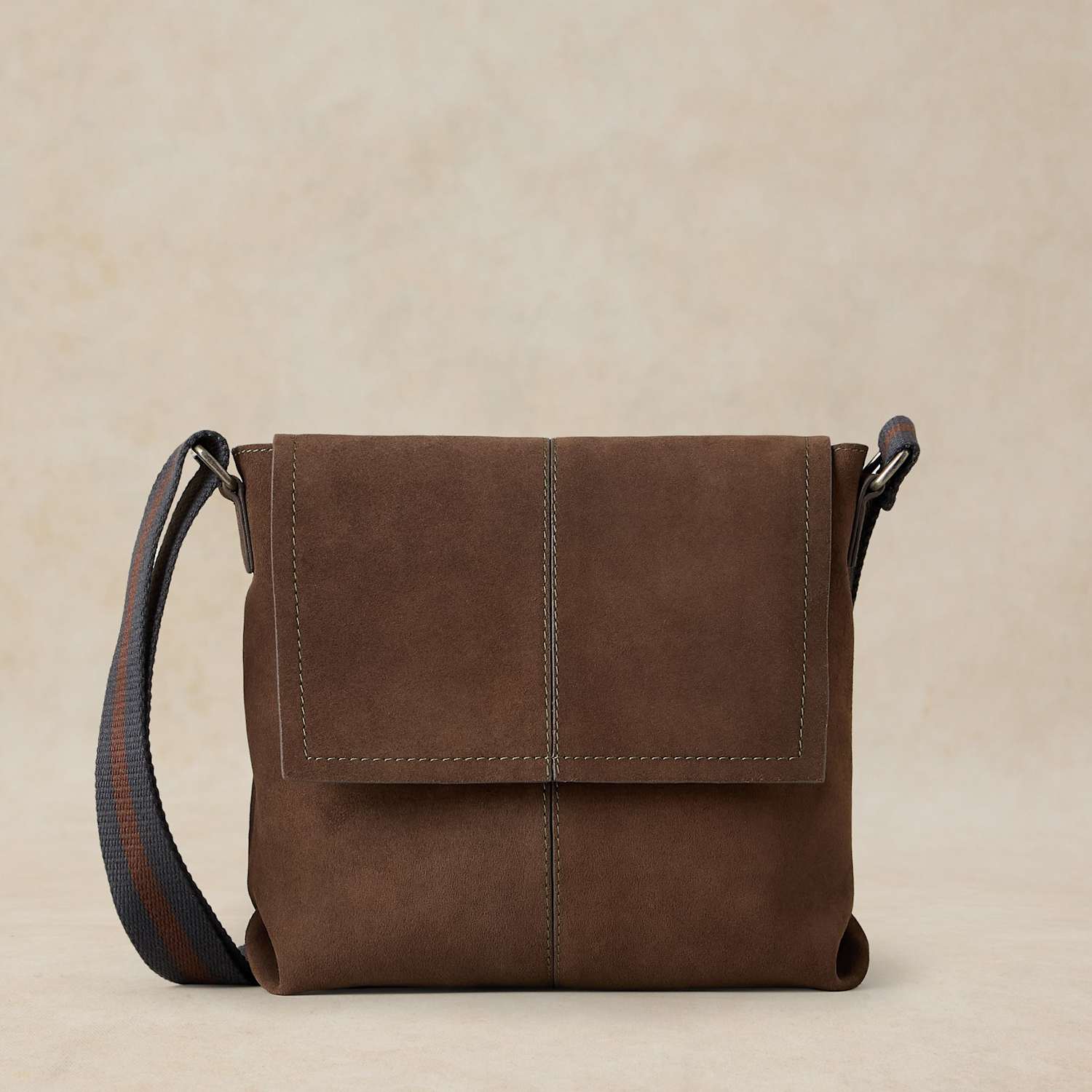 White Stuff Men's Leather Buckle Fastening Cross Body Bag - Brown - Available at M&S