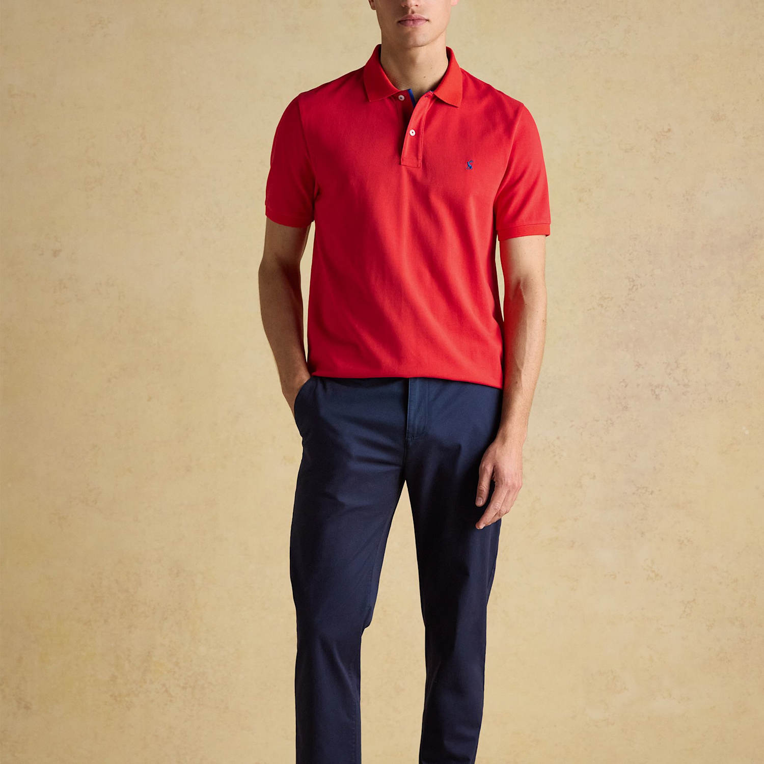 Joules Men's Straight Fit Chinos - 34 - Navy - Available at M&S