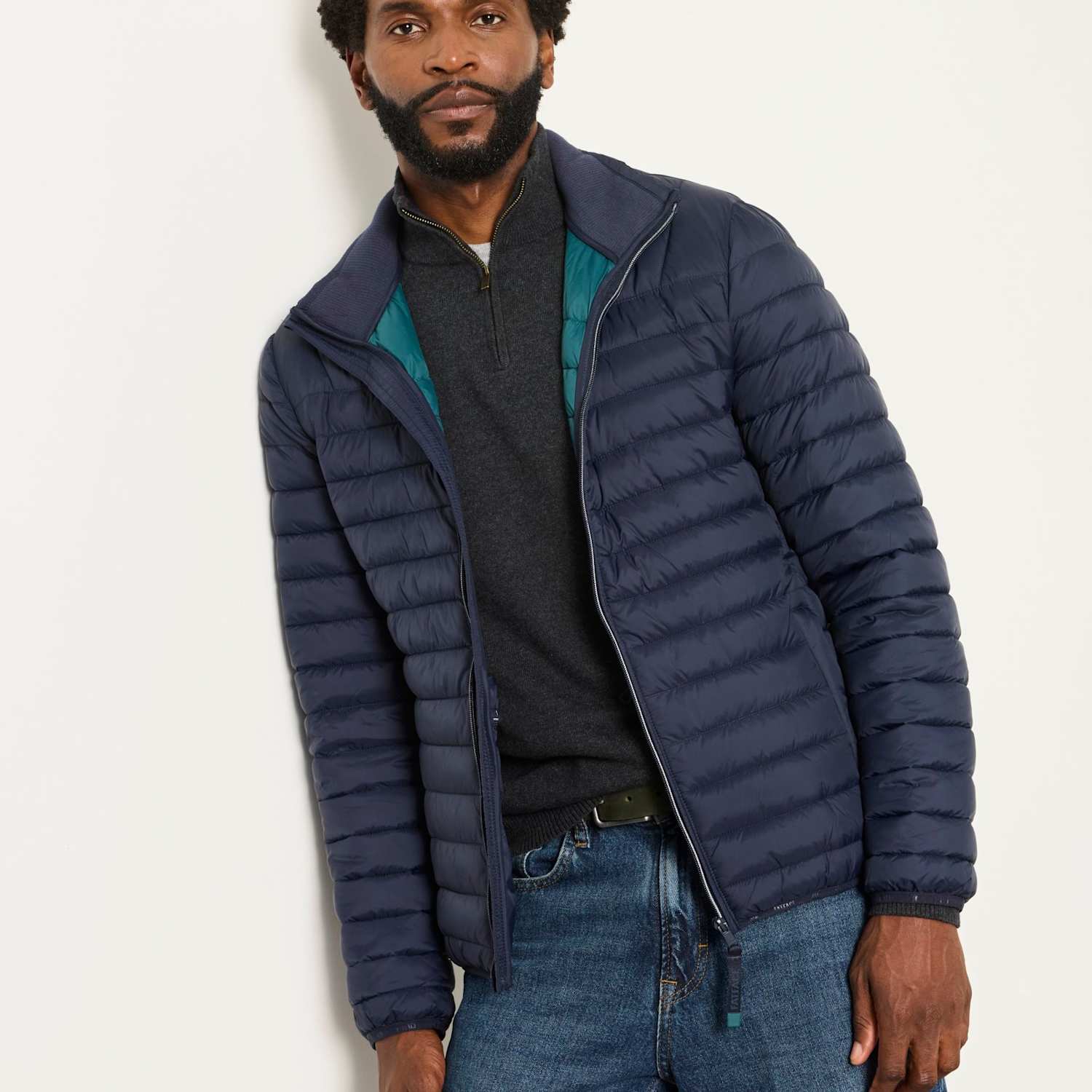 Fatface Men's Padded Jacket - 2XL - Navy - Available at M&S