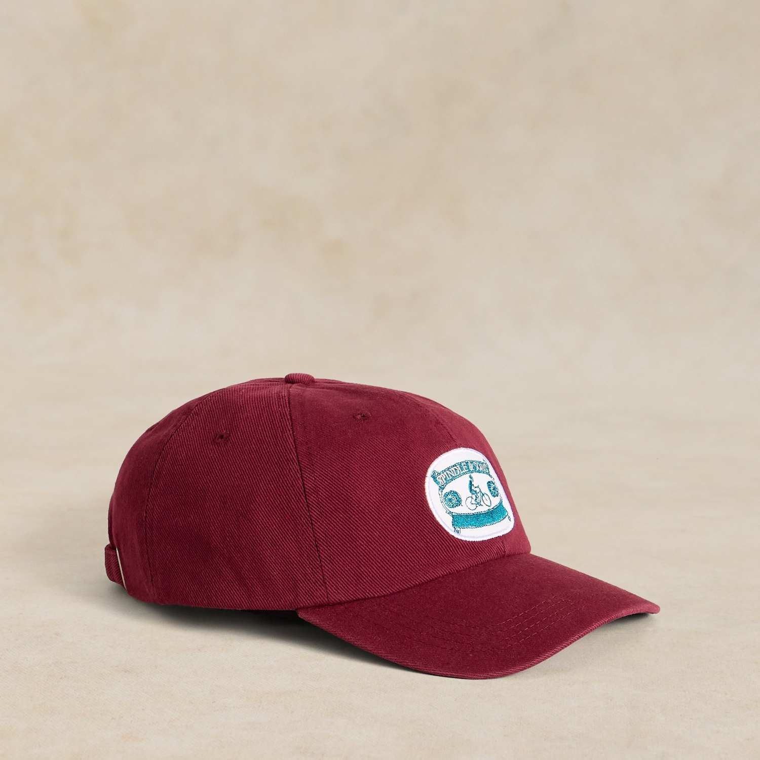 White Stuff Men's Pure Cotton Patch Detail Baseball Cap - Red - Available at M&S