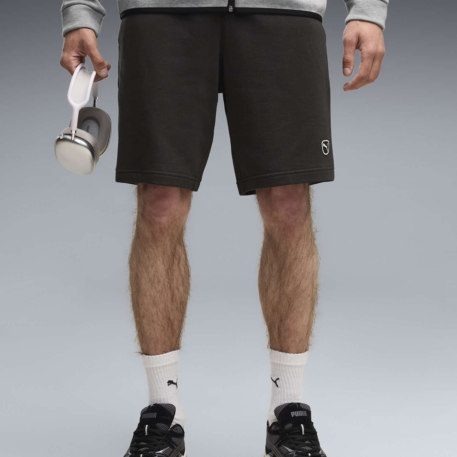 Puma Men's Essentials Elevated Pure Cotton Sports Shorts - 2XL - Black