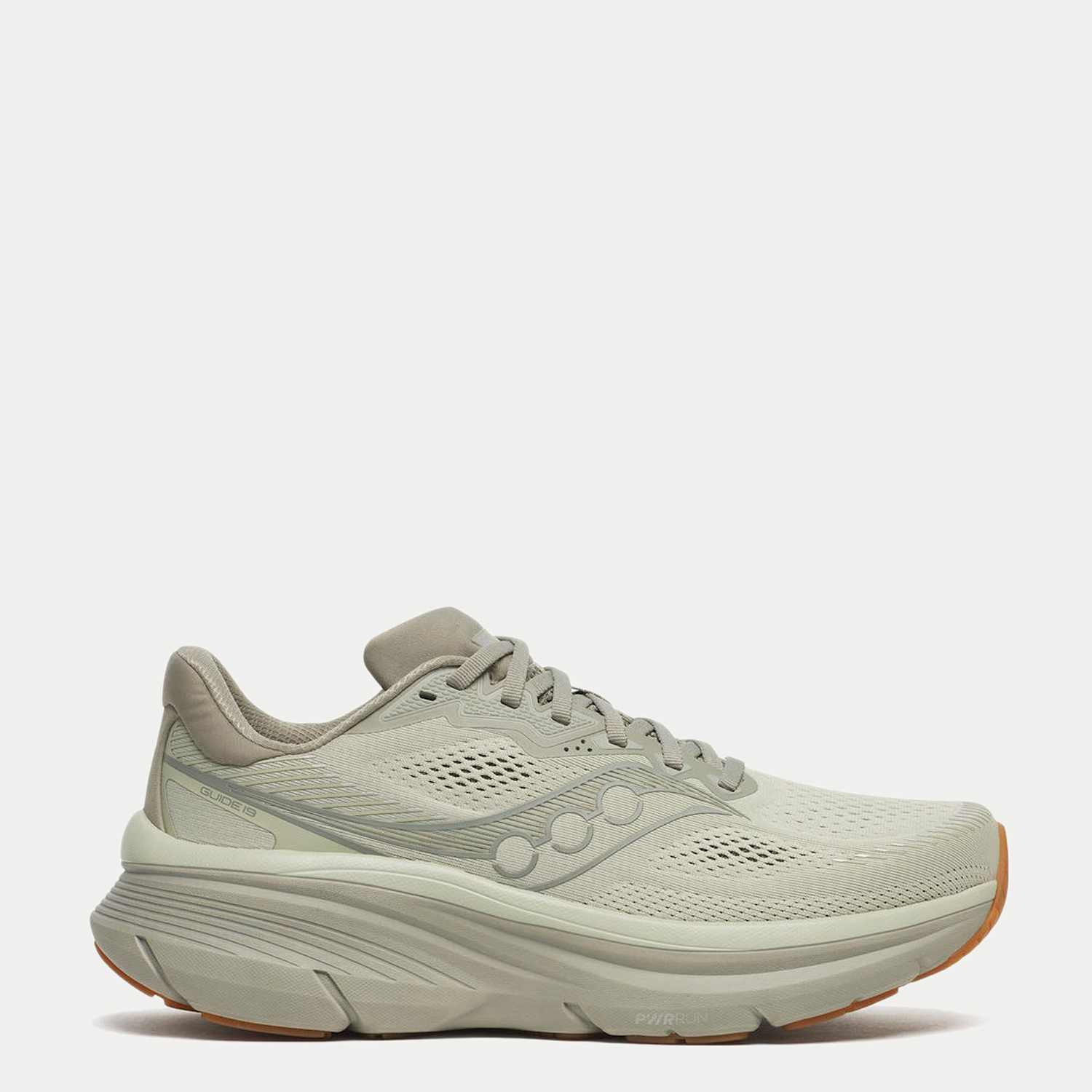 Saucony Men's Guide 19 Running Trainers - 10½ - Grey Mix
