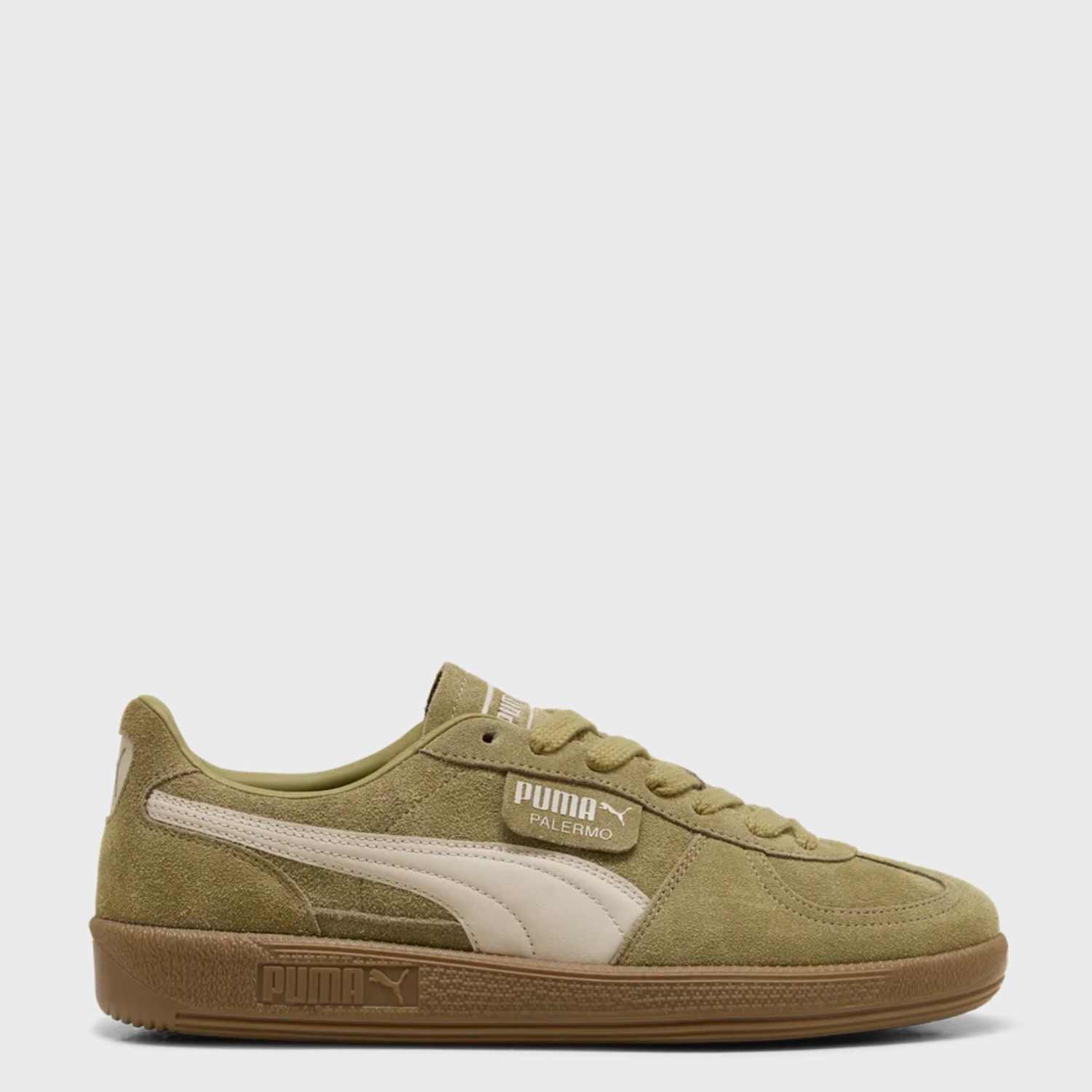 Puma Men's Palermo Colourblock Terrace Trainers - 11 - Beige Mix