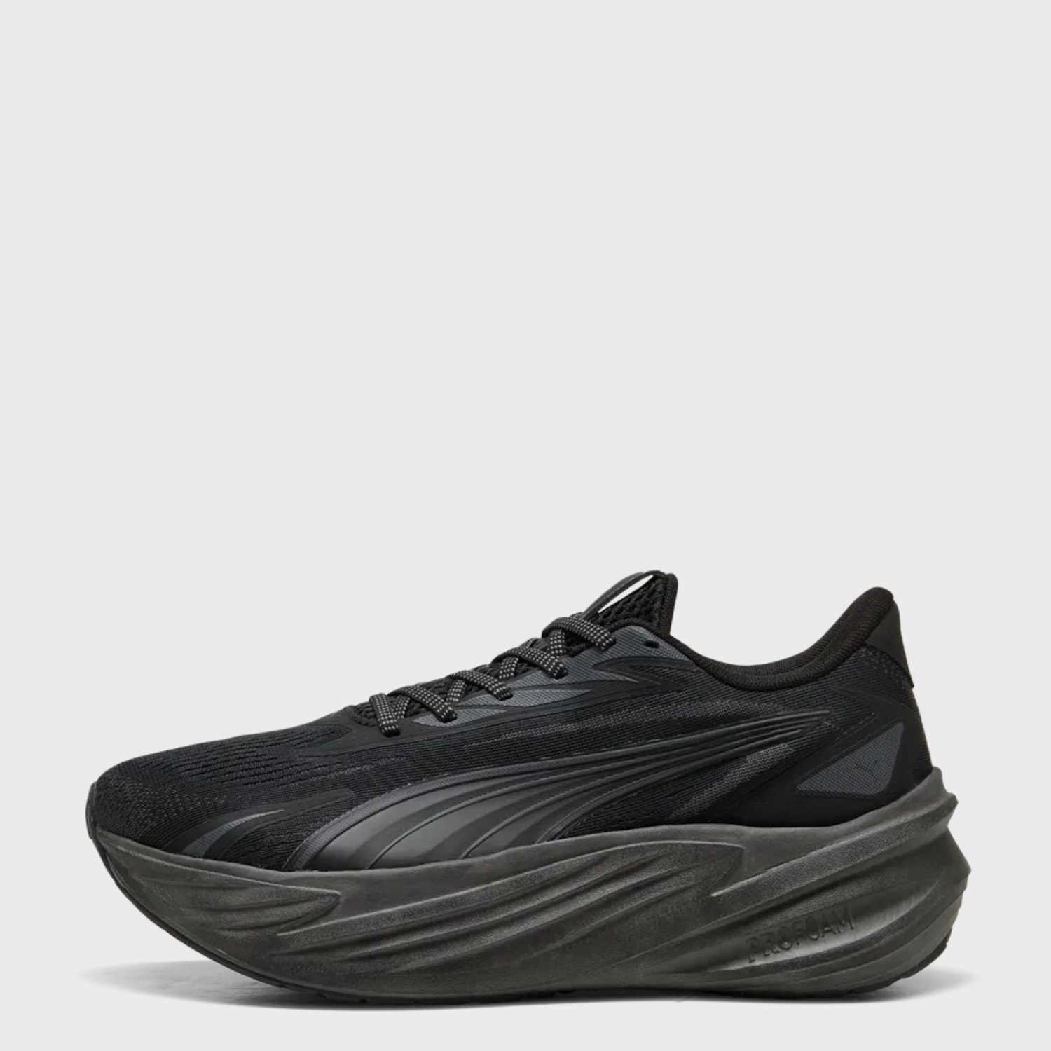 Puma Men's Maxima Pro Cushioned Running Trainers - 8 - Black