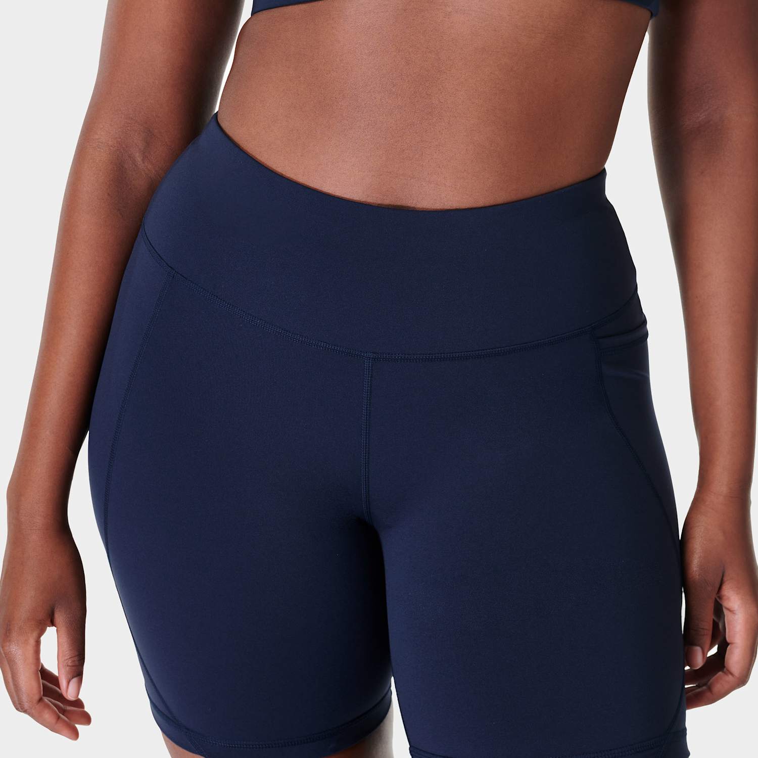 Sweaty Betty Women's Power 6 Biker Gym Shorts - Extra Large - Navy
