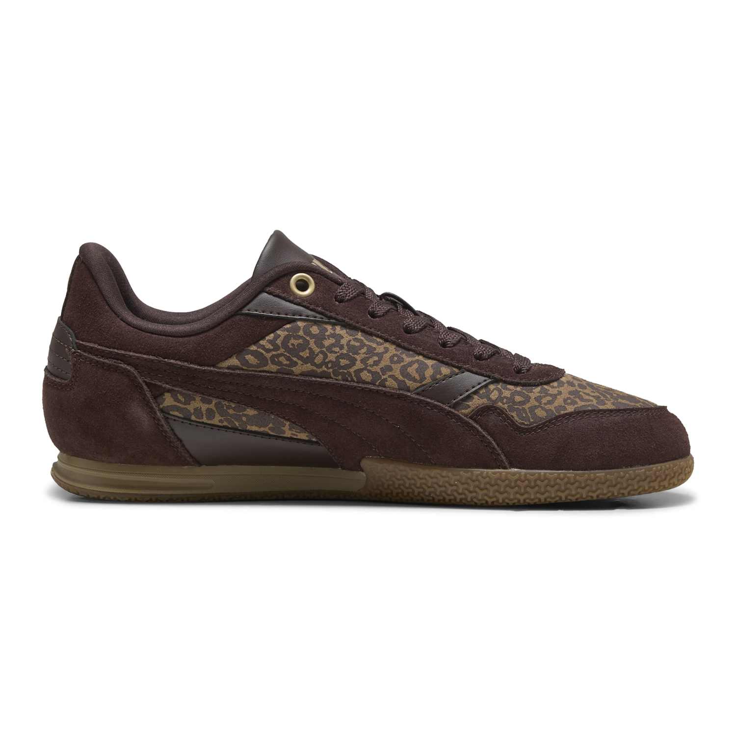Puma Women's Bella Donna Feline Leopard Print Trainers - 6 - Brown Mix