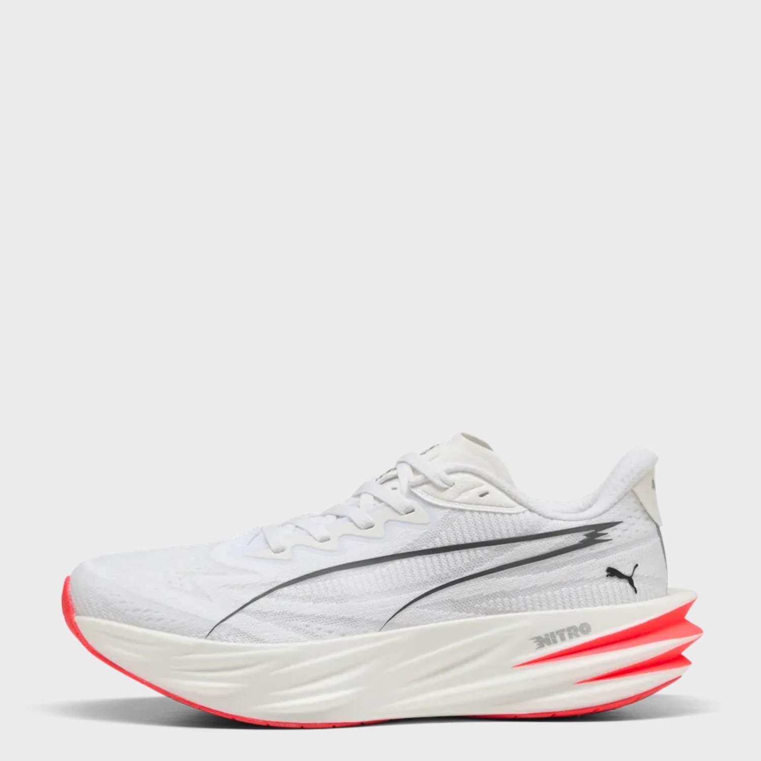 Puma Women's Deviate Pure NITRO Running Trainers - 7 - White Mix