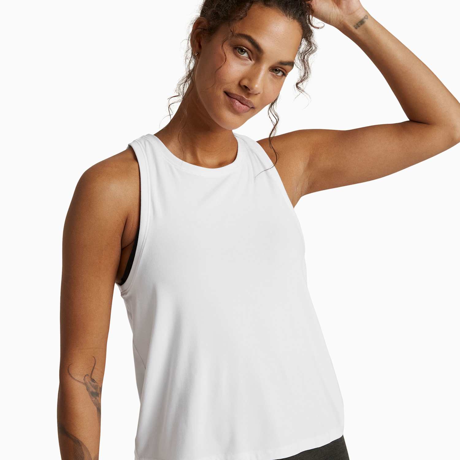 Beyond Yoga Women's Featherweight Rebalance Crew Neck Vest Top - Large - White