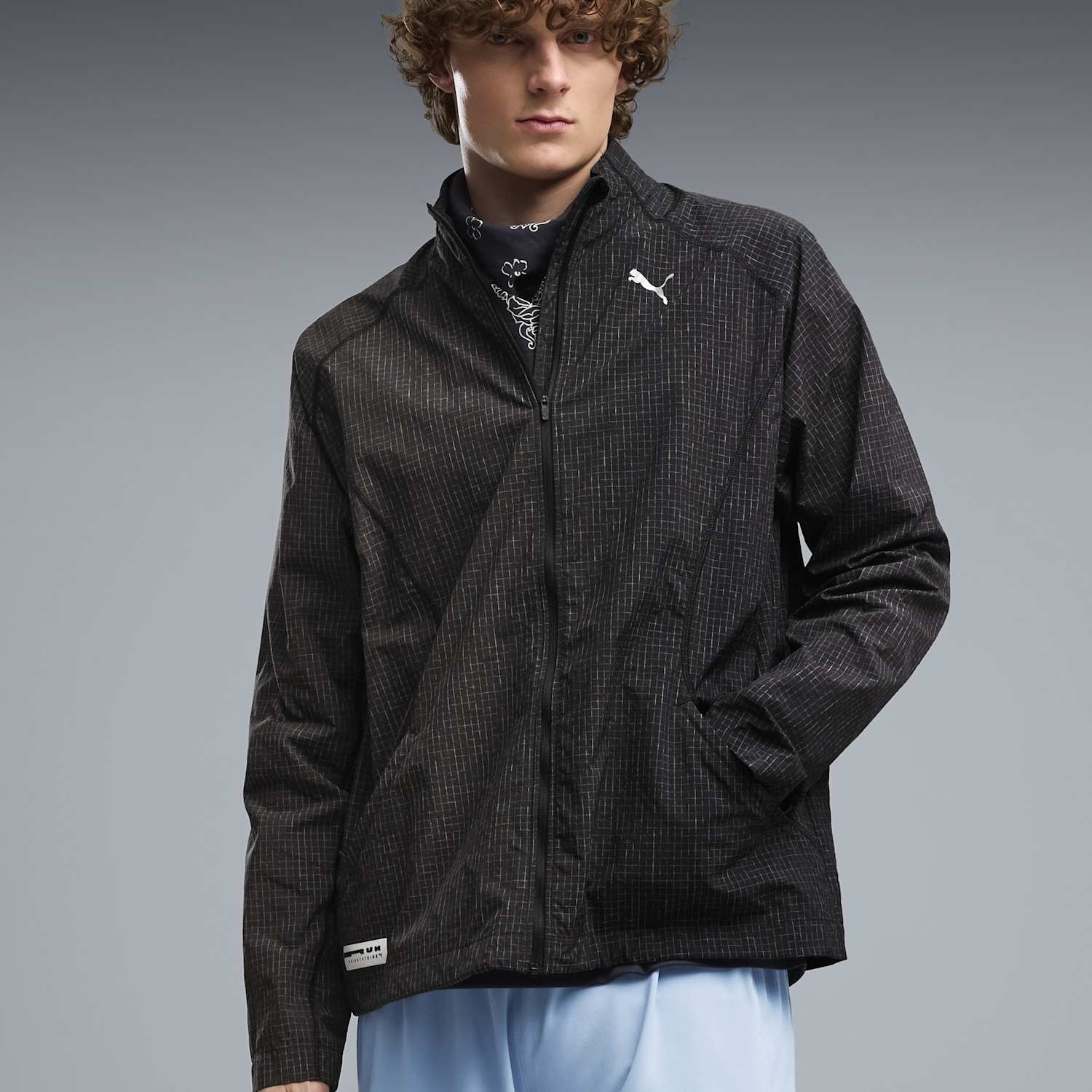 Puma Men's Brightstride Running Jacket - 2XL - Black