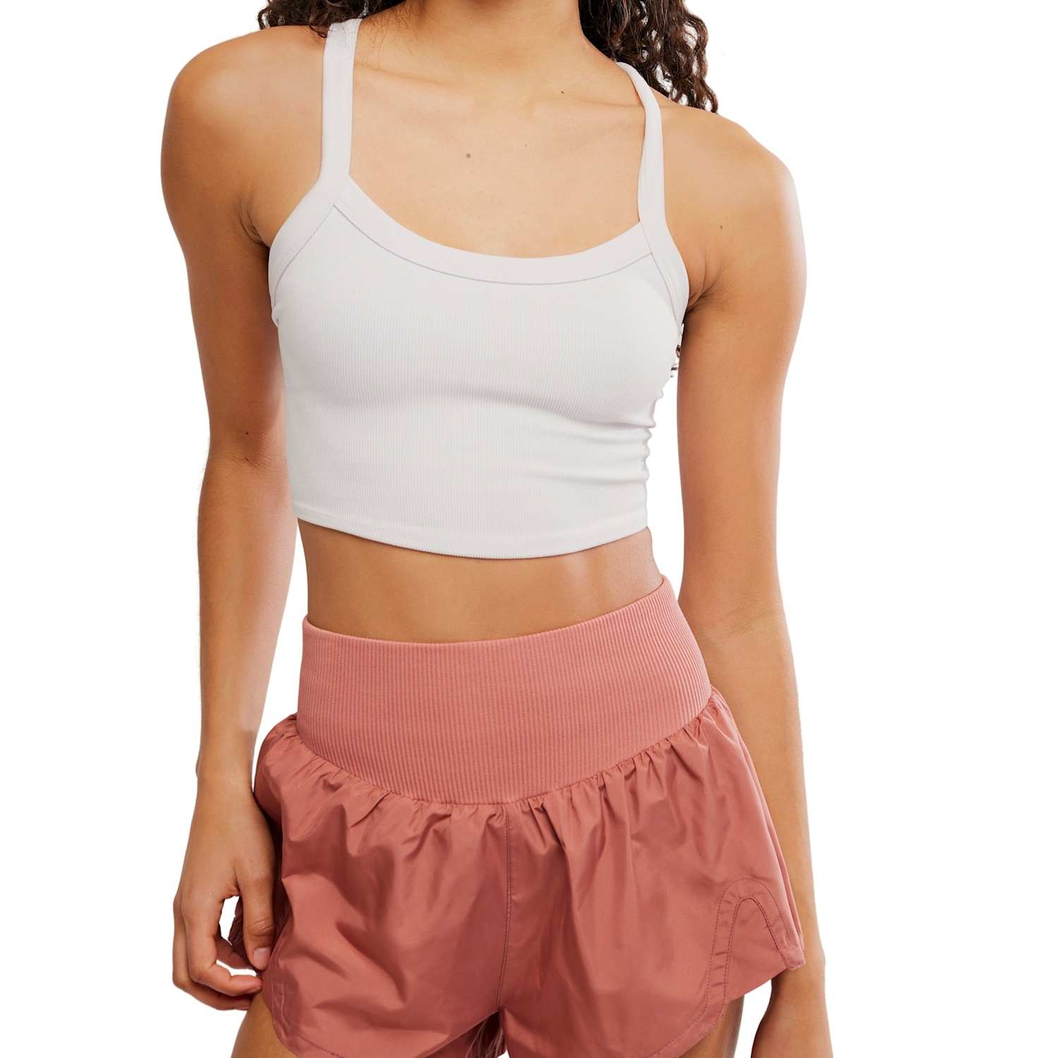 Fp Movement Women's Carpe Diem Sports Shorts - Small - Dark Orange