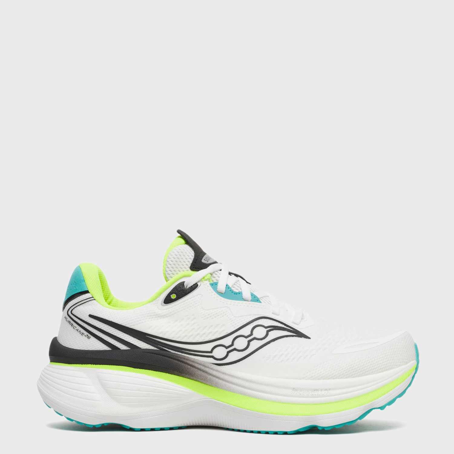 Saucony Men's Hurricane 26 Trainers - 10 - Yellow