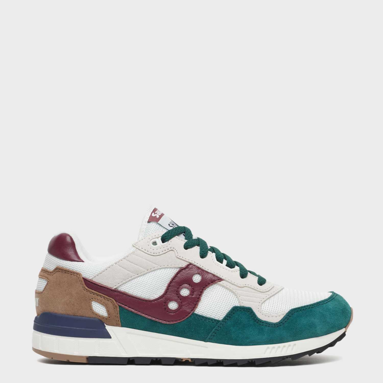 Saucony Men's Shadow 5000 Trainers - 10 - Ivory Mix
