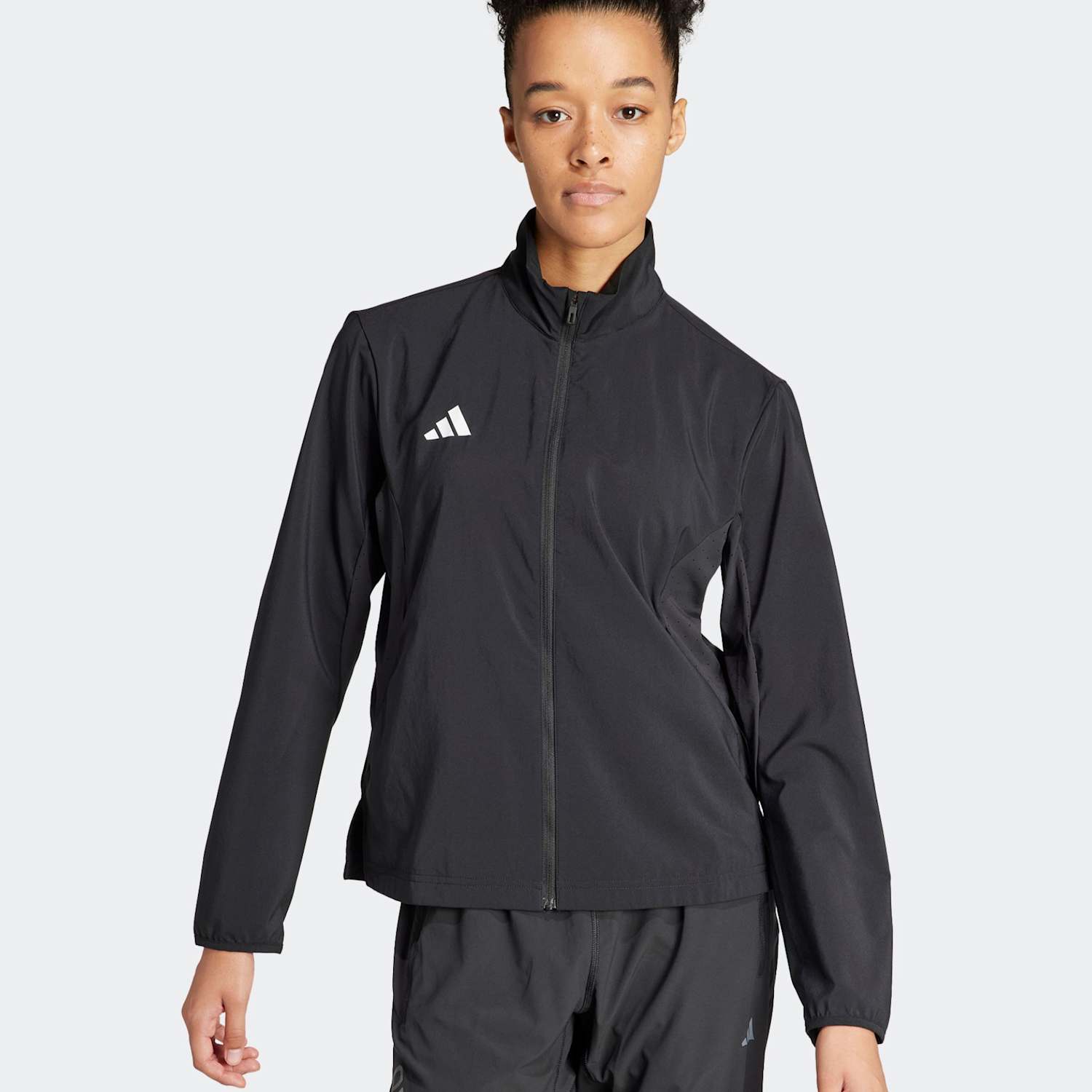 Adidas Women's Adizero Essentials Waterproof Running Jacket - Medium - Black