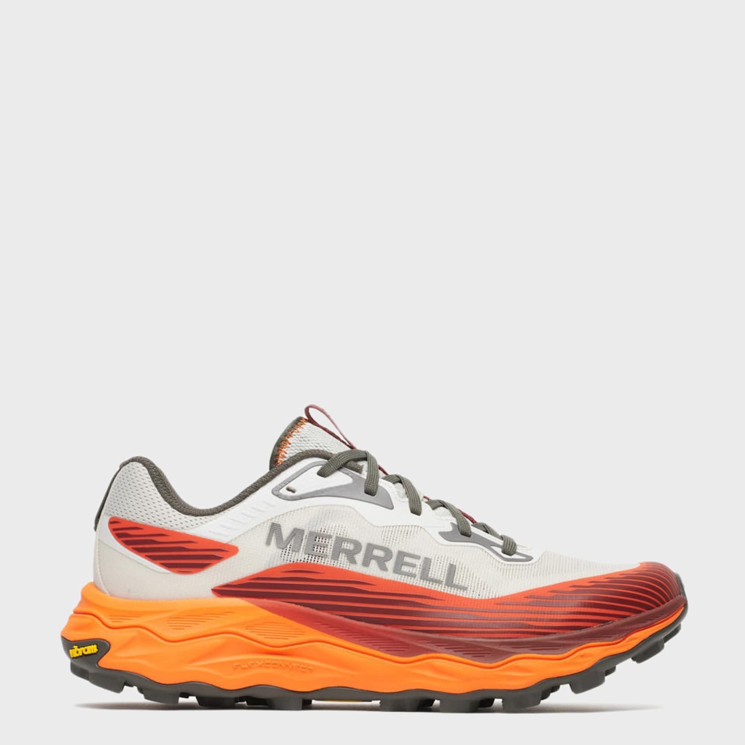 Merrell Men's Agility Peak 6 Trail Running Trainers - 9 - Orange Mix - Available at M&S