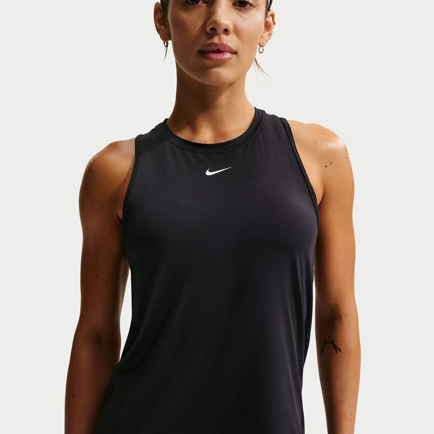 Nike Women's One Classic Dri-Fit Vest Top - Extra Small - Black Mix - Available at M&S