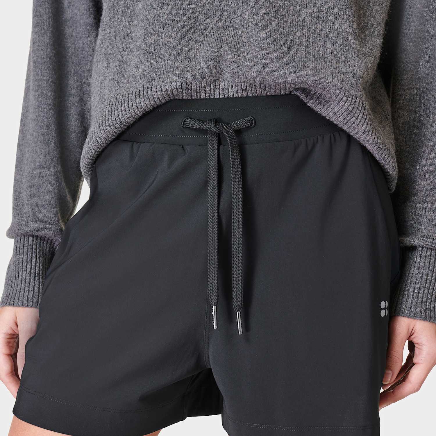 Sweaty Betty Women's Explorer High Waisted Shorts - Large - Black