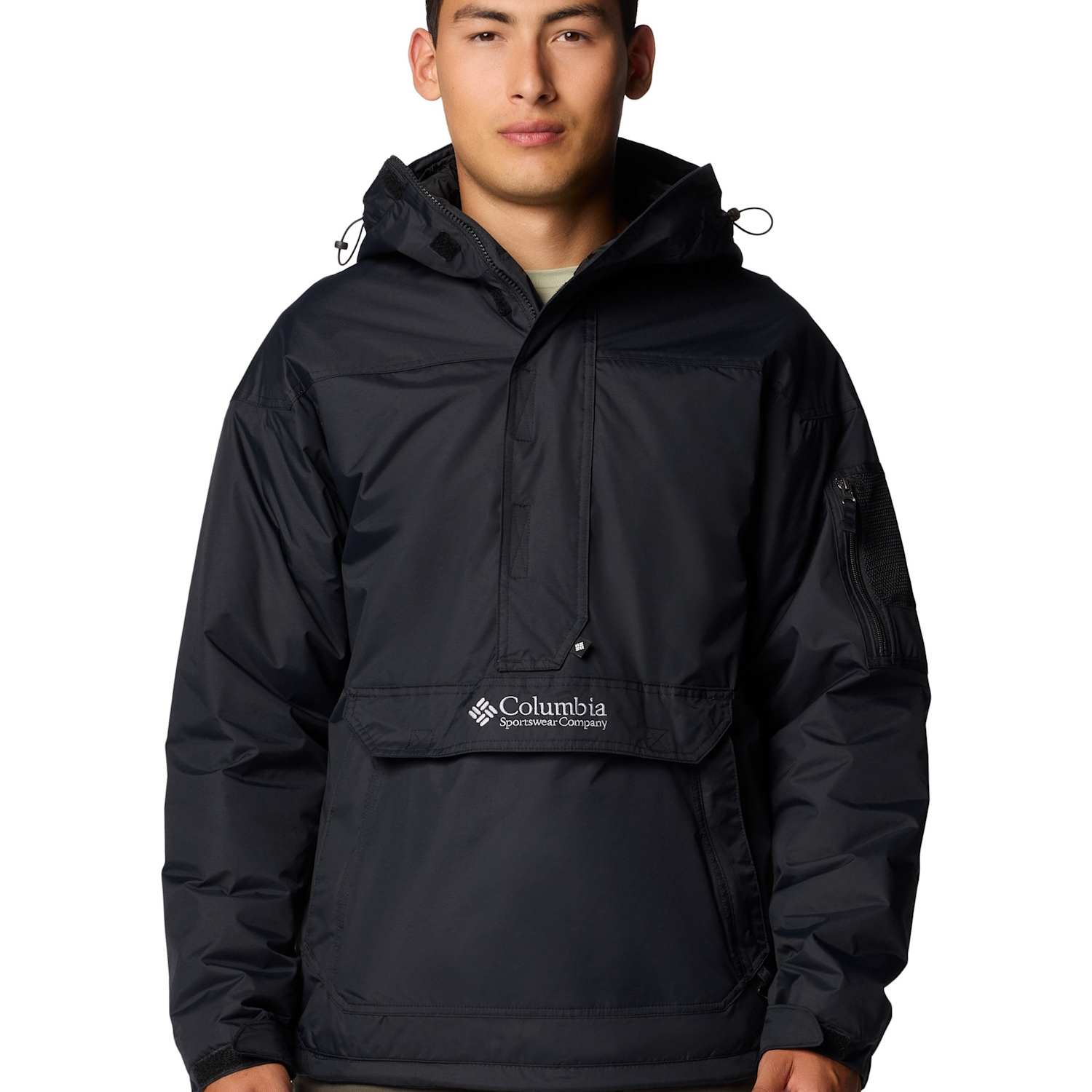 Columbia Men's Challenger II Waterproof Half Zip Jacket - L - Black