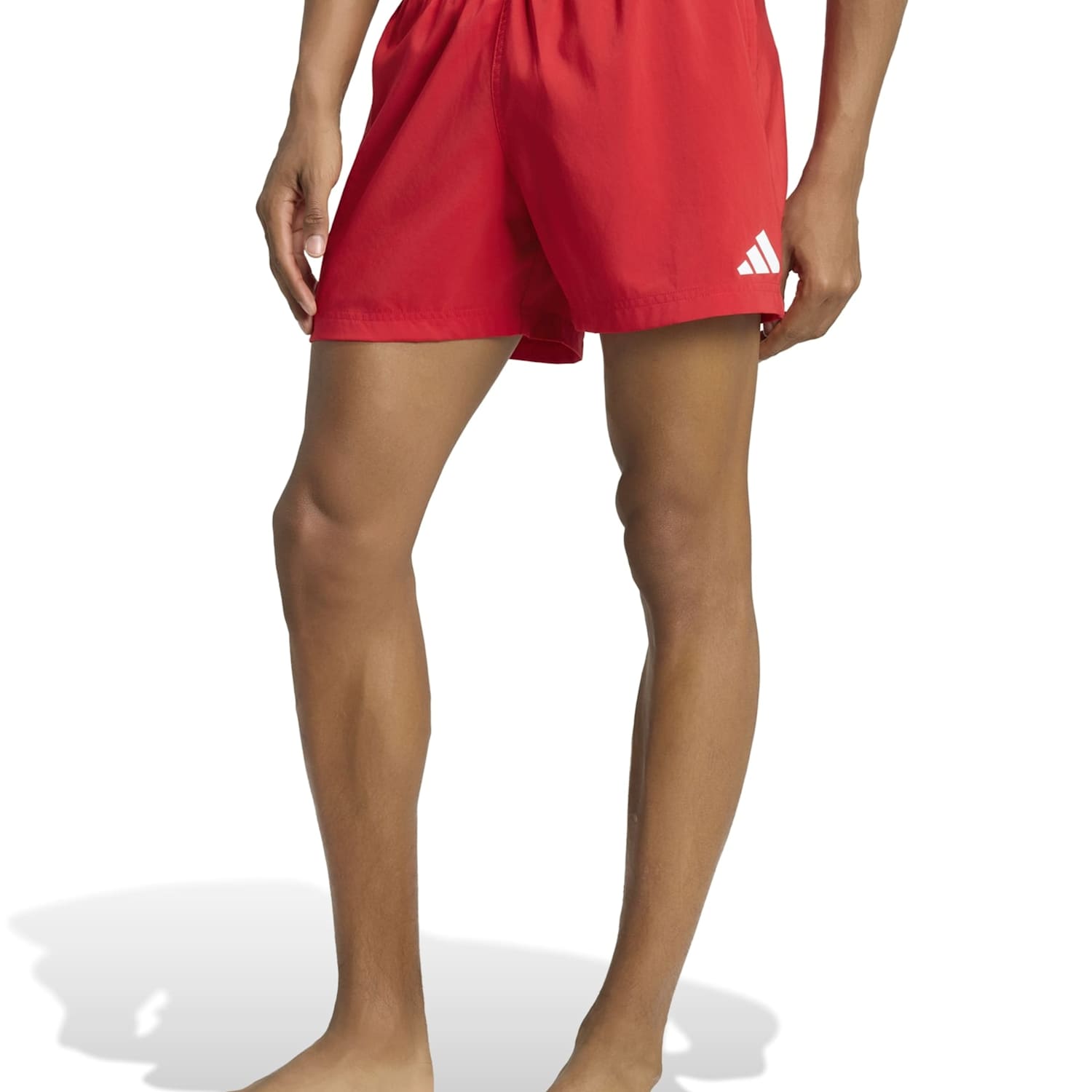 Adidas Men's Quick Dry Swim Shorts - L - Red