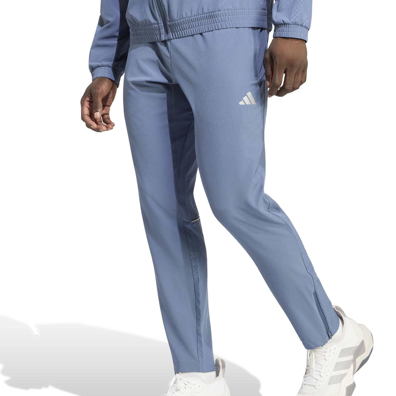 Adidas Men's Tech Apparel Slim Joggers - L - Dark Blue
