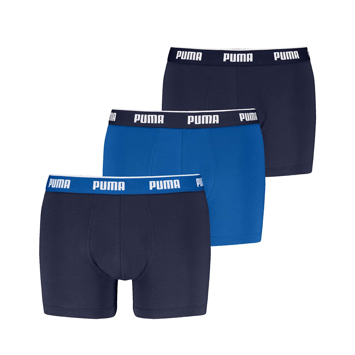 Men's PUMA EVERYDAY BASIC BOXERS 3P - S - Blue