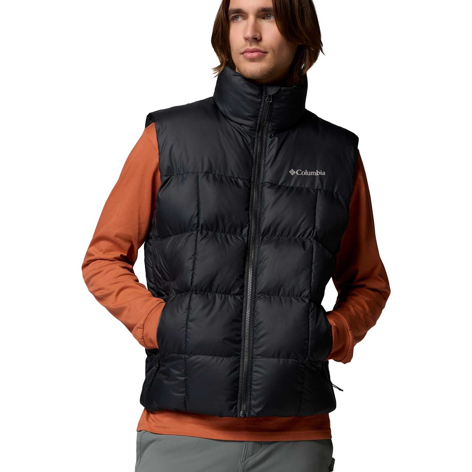 Columbia Men's Puffect IV Water Repellent Puffer Gilet - XL - Black