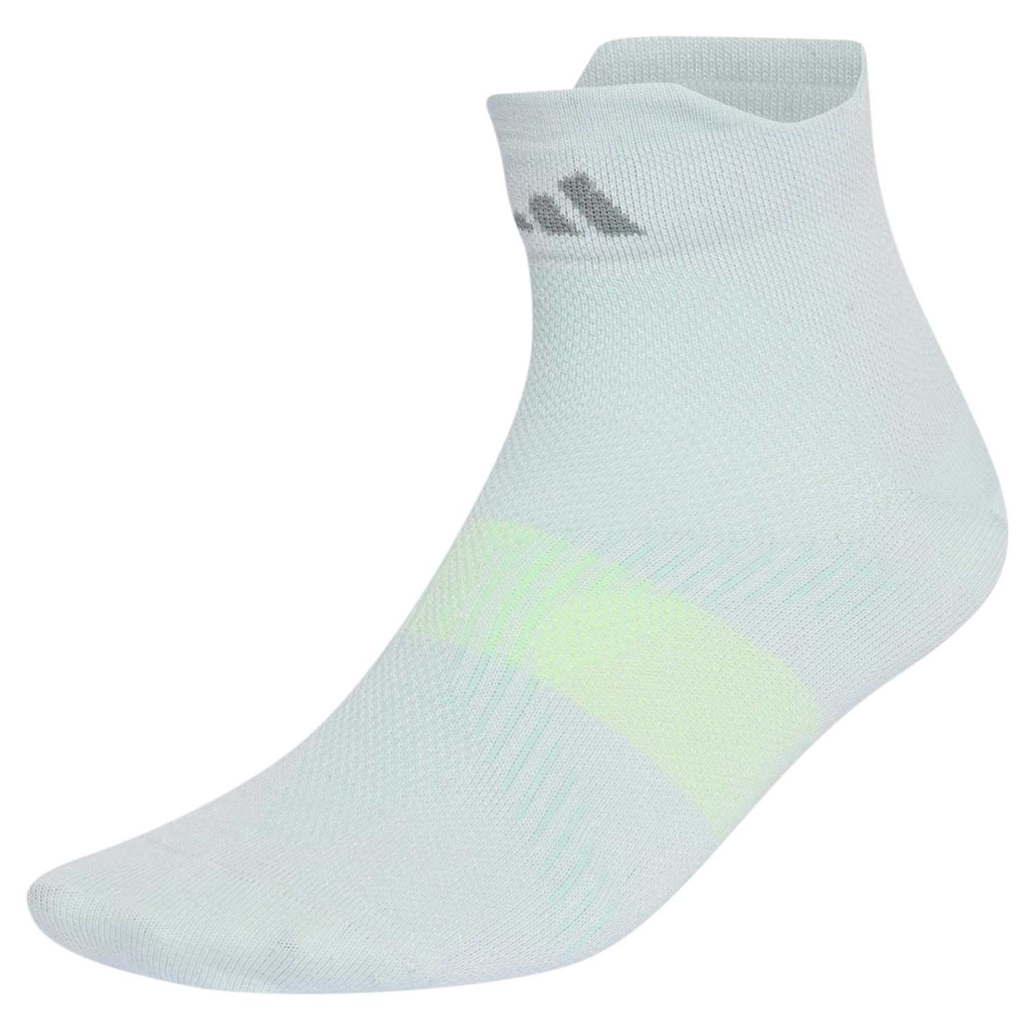 Adidas Men's Running Light Ankle High Socks with Cotton - Medium - Purple Mix