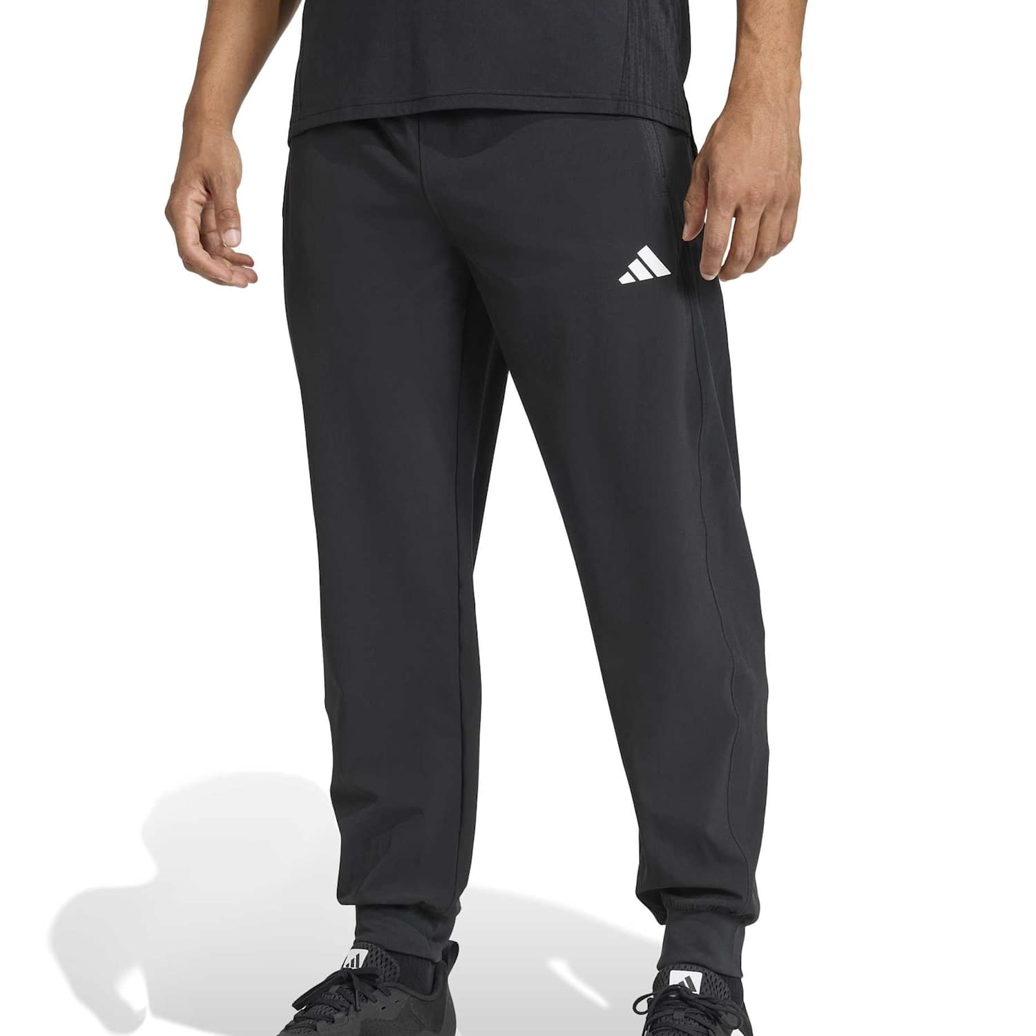Adidas Men's Workout Essentials Flex Joggers - M - Black