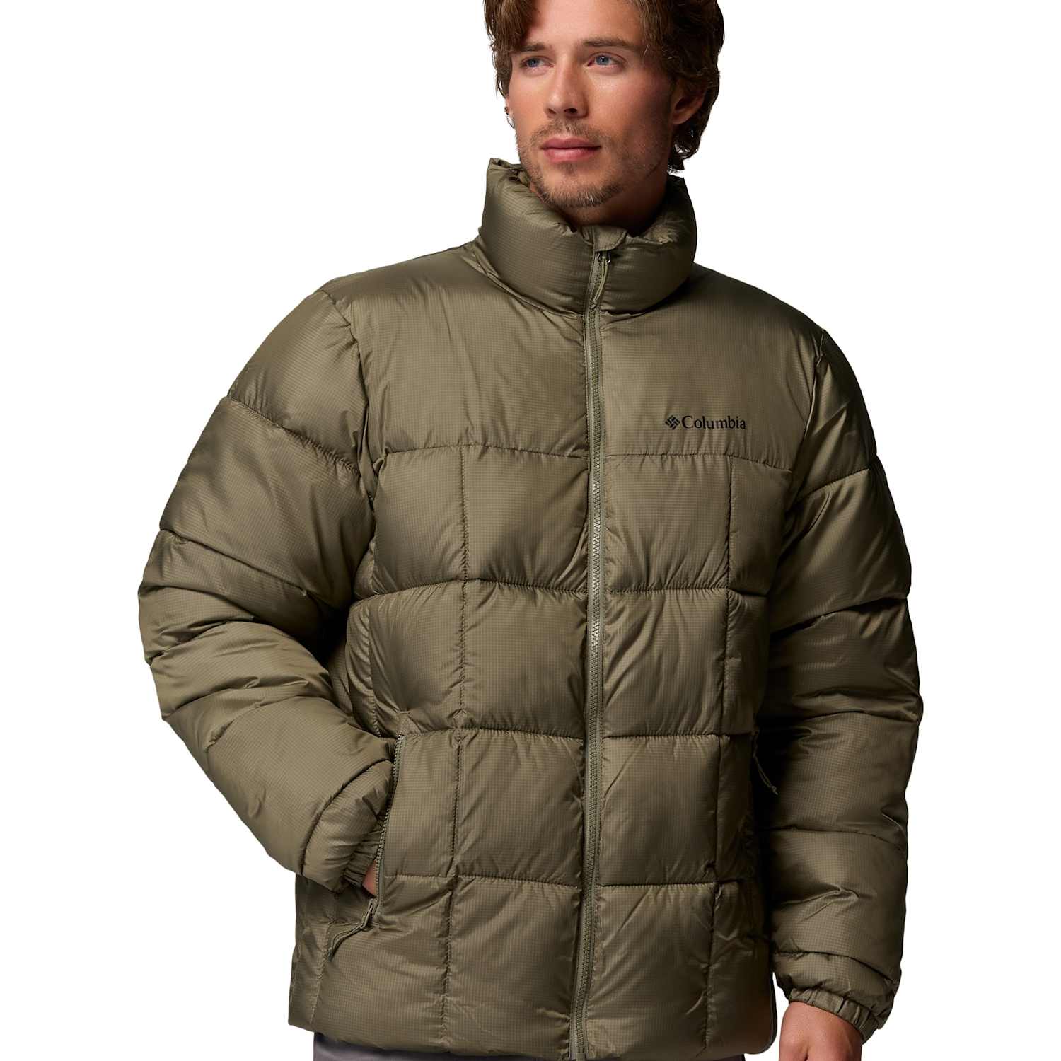 Columbia Men's Puffect IV Puffer Jacket - L - Khaki