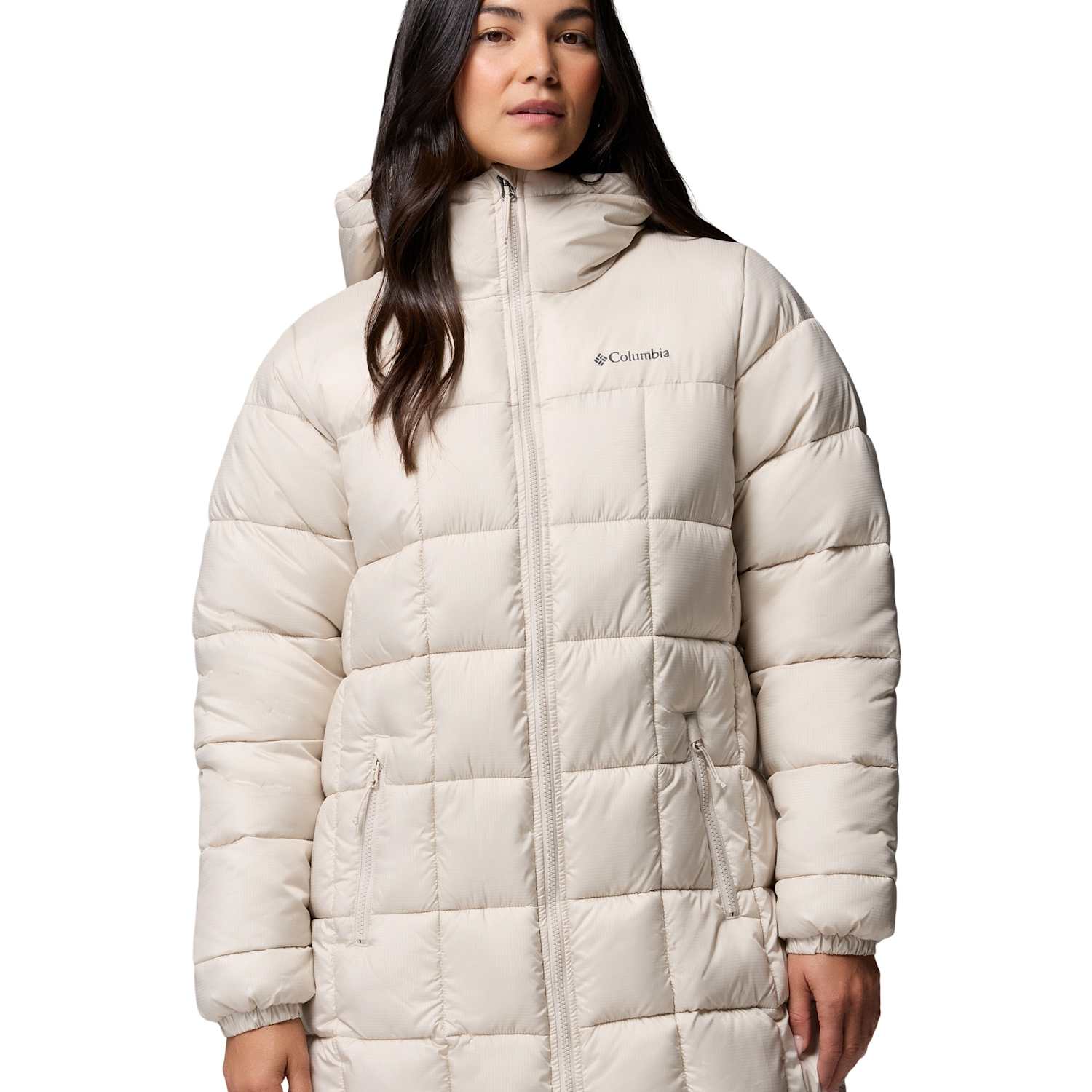 Columbia Women's Puffect III Water Resistant Puffer Jacket - Medium - Beige