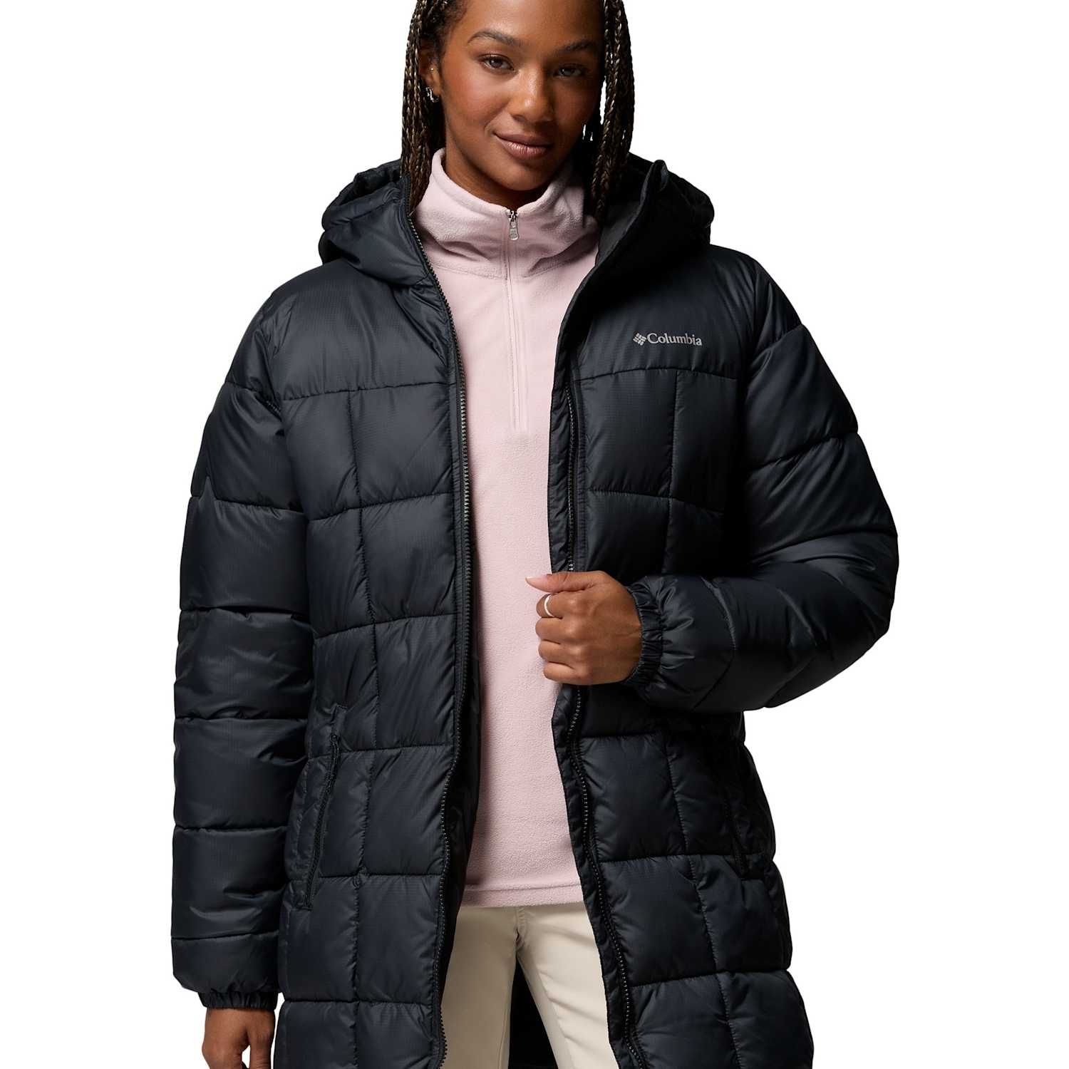 Columbia Women's Puffect III Water Resistant Puffer Jacket - Large - Black