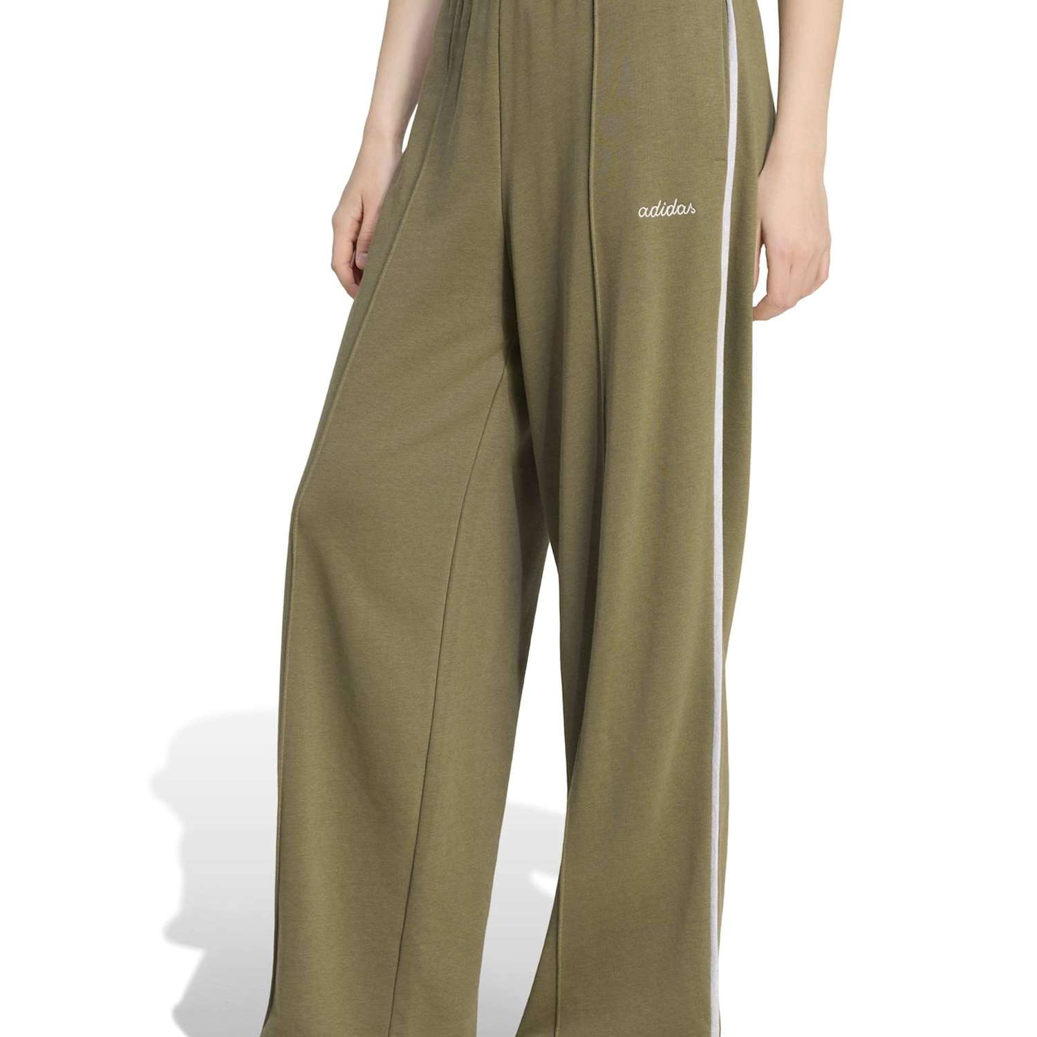 Adidas Women's Seasonal Essentials Cotton Rich Joggers - Small - Medium Green