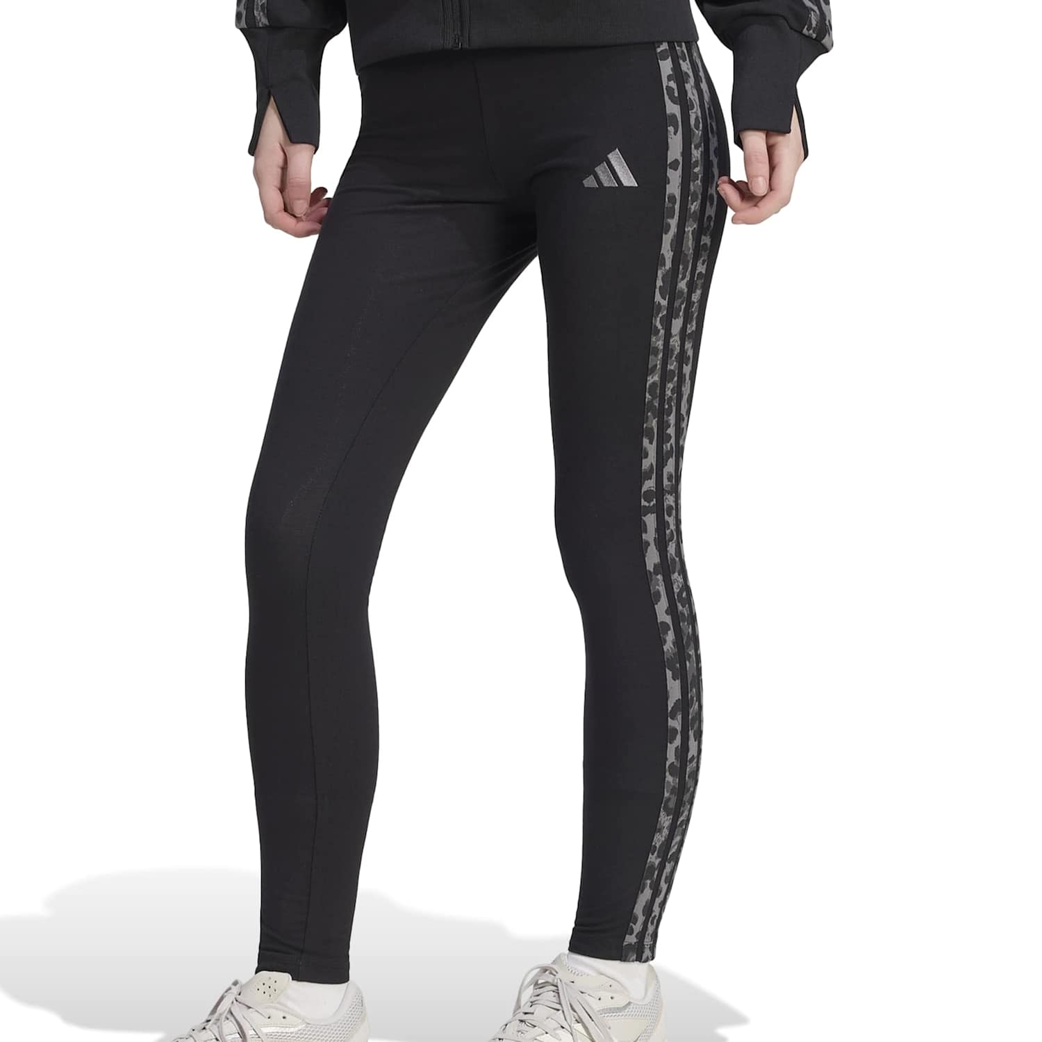 Adidas Women's Animal Print High Waisted Leggings - Small - Multi