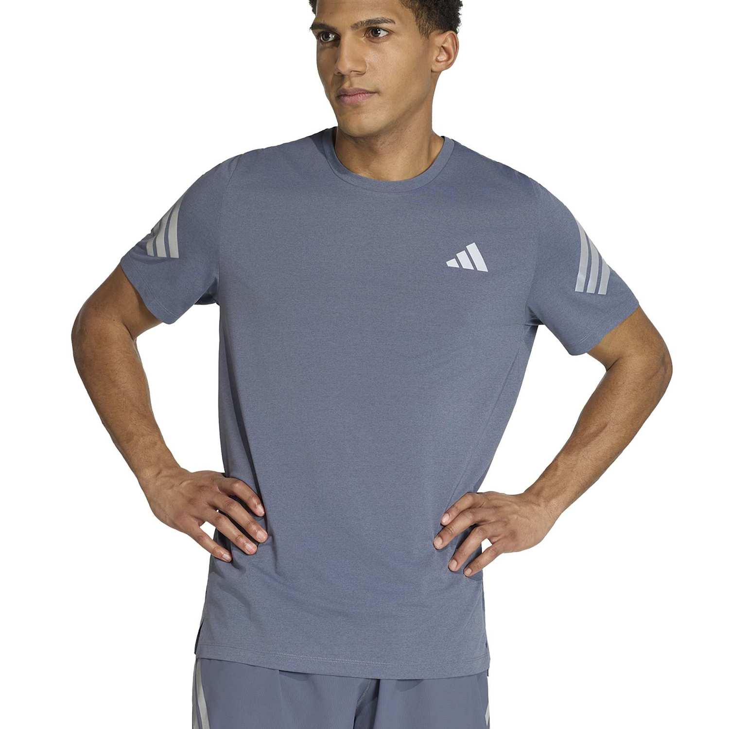 Adidas Men's adi365 Climacool Crew Neck T-Shirt - L - Grey