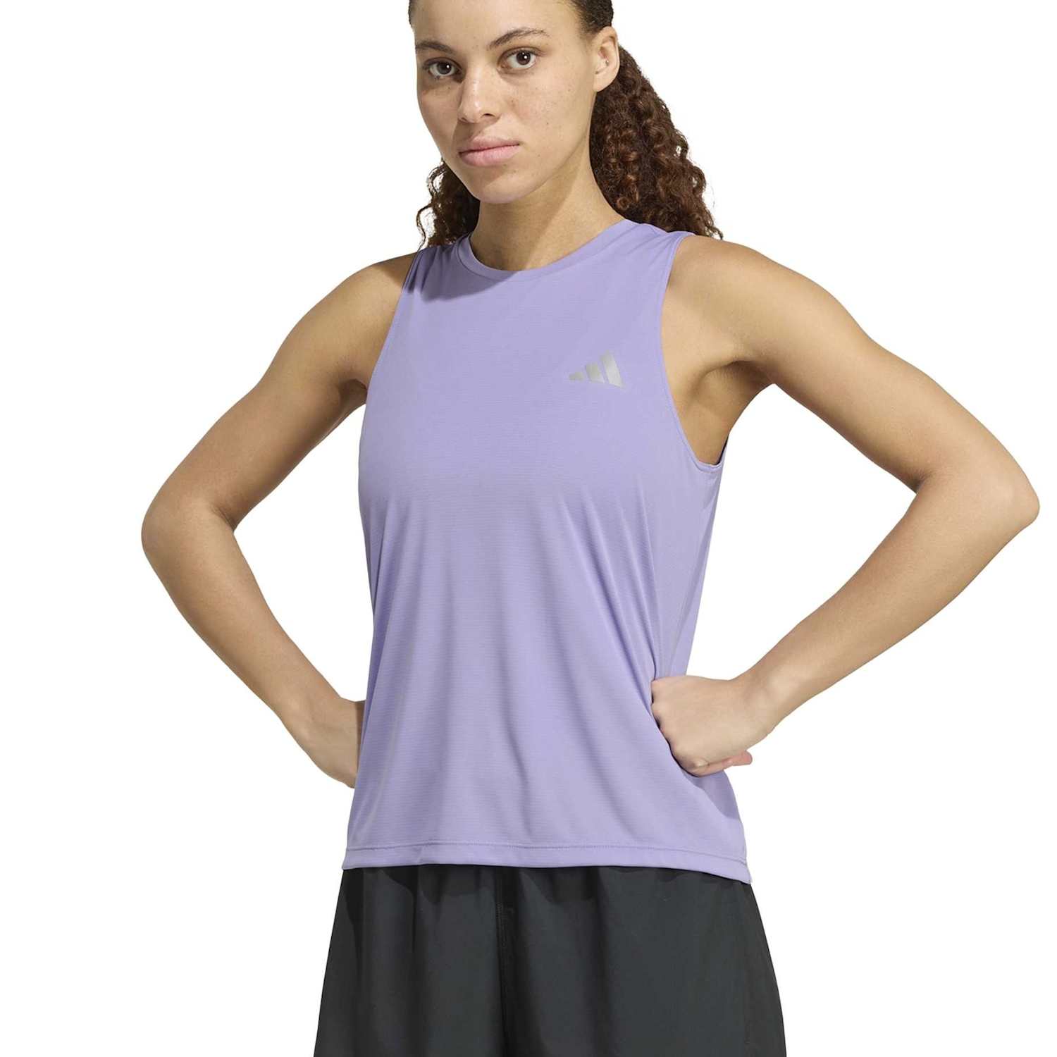 Adidas Women's adi365 Running Essentials Crew Neck Vest Top - Small - Lilac