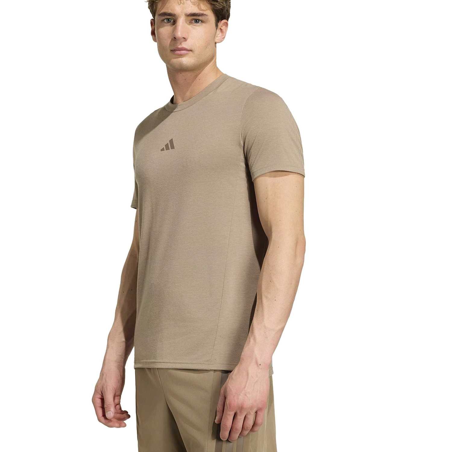 Adidas Men's Designed for Training Workout T-Shirt - L - Khaki