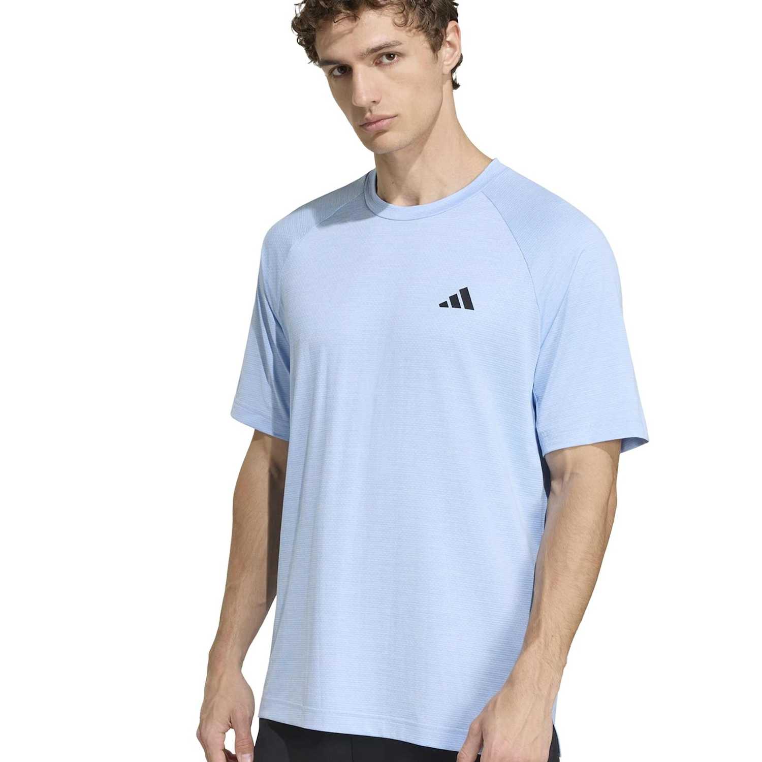 Adidas Men's Tech Essentials Workout Crew Neck T-Shirt - L - Blue