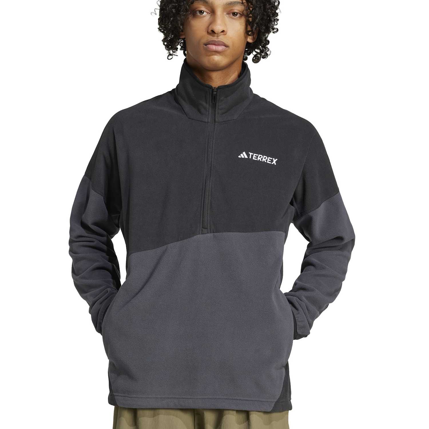 Adidas Men's Terrex Multi Climawarm Half Zip Anorak - 2XL - Black