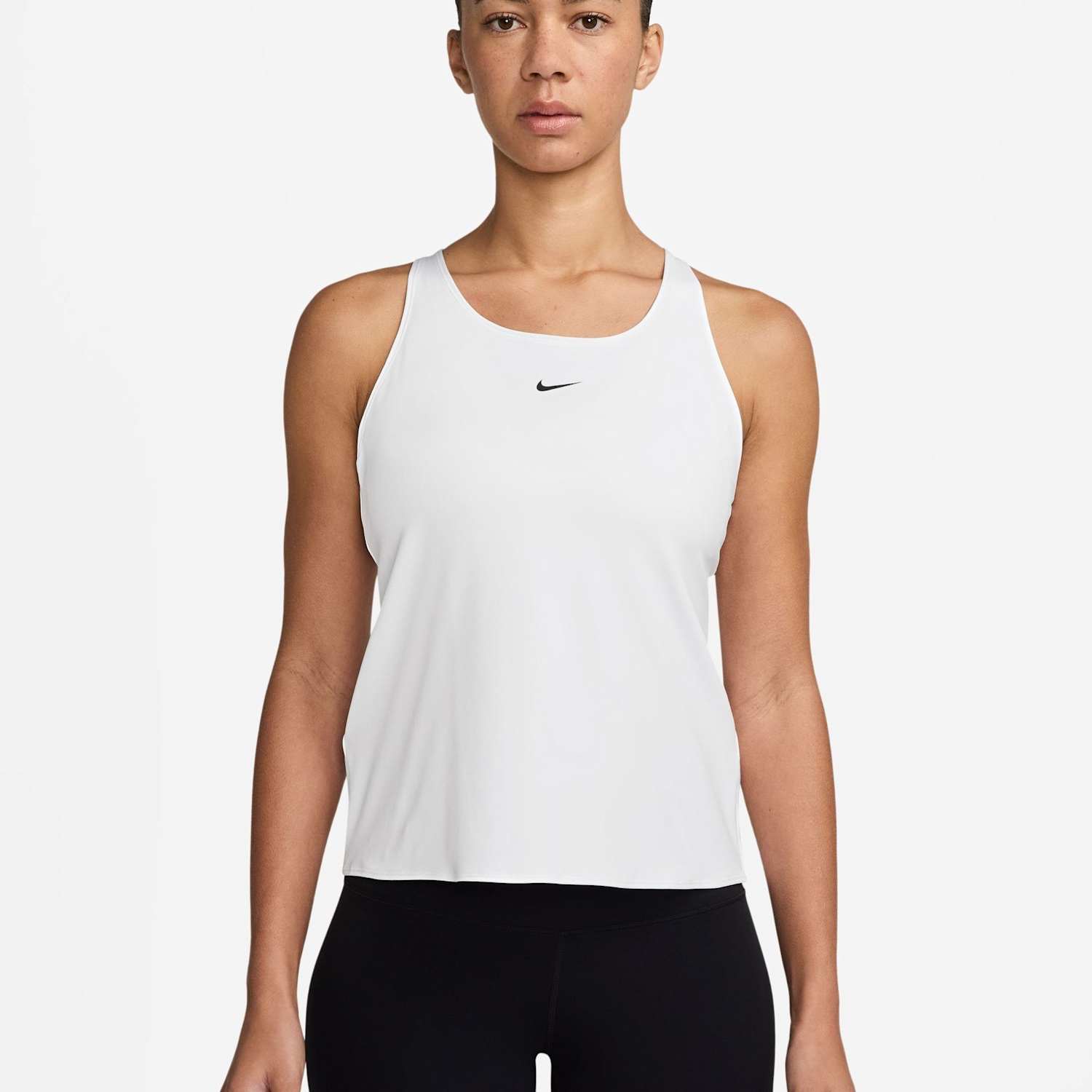 Nike Women's Pro Dri-Fit Round Neck Tank Top - Large - Black Mix - Available at M&S