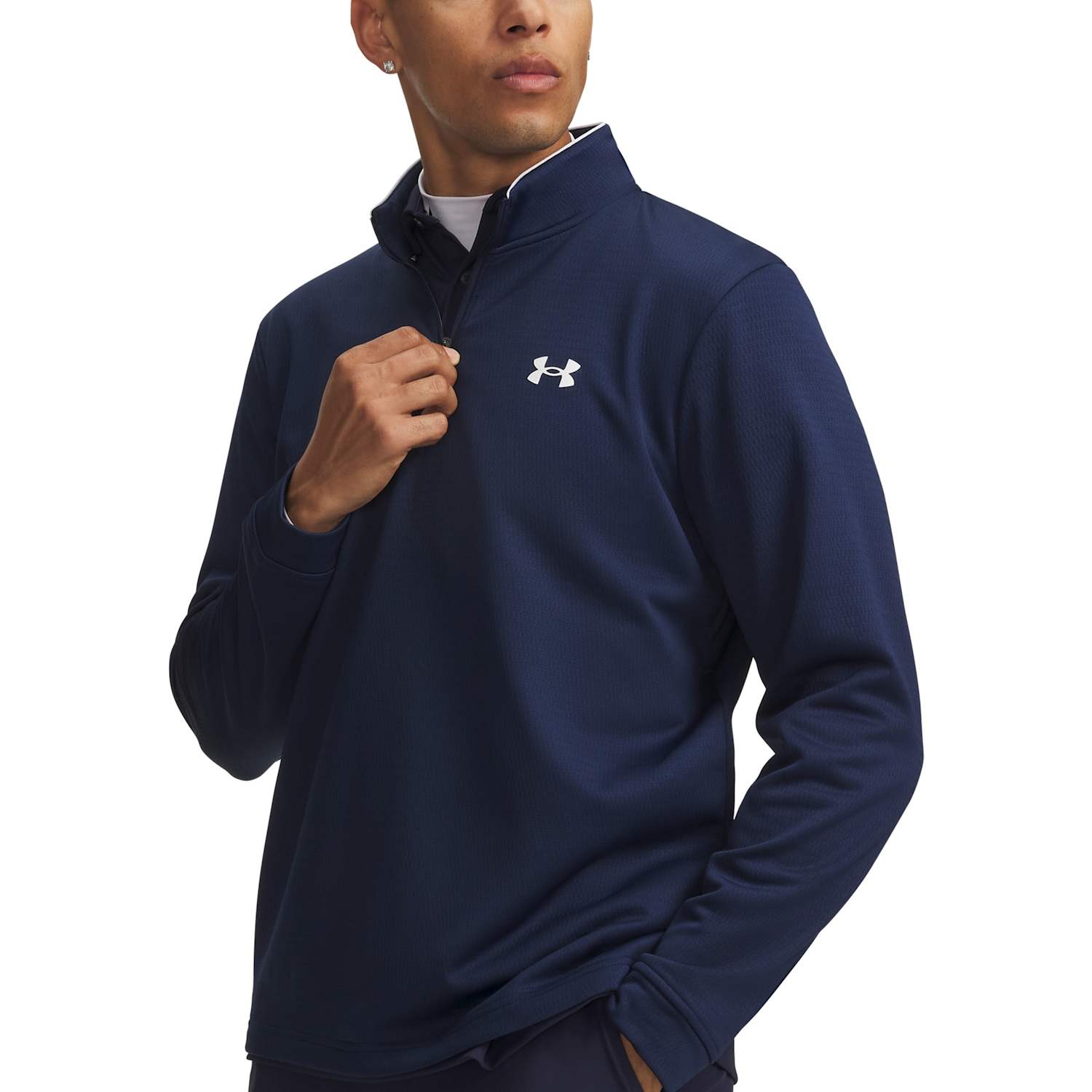 Under Armour Men's UA Matchplay Quarter Zip Sweatshirt - M - Dark Navy