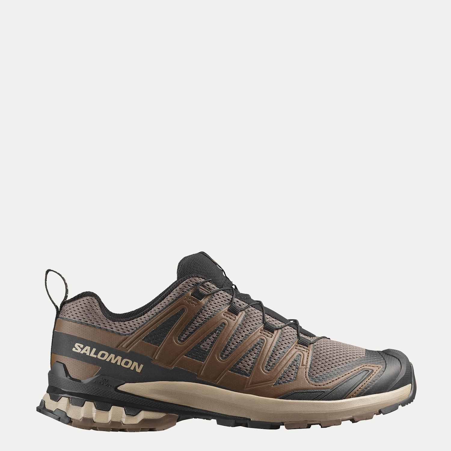 Salomon Men's XA Pro 3D V9 Trail Running Trainers - 10 - Brown Mix