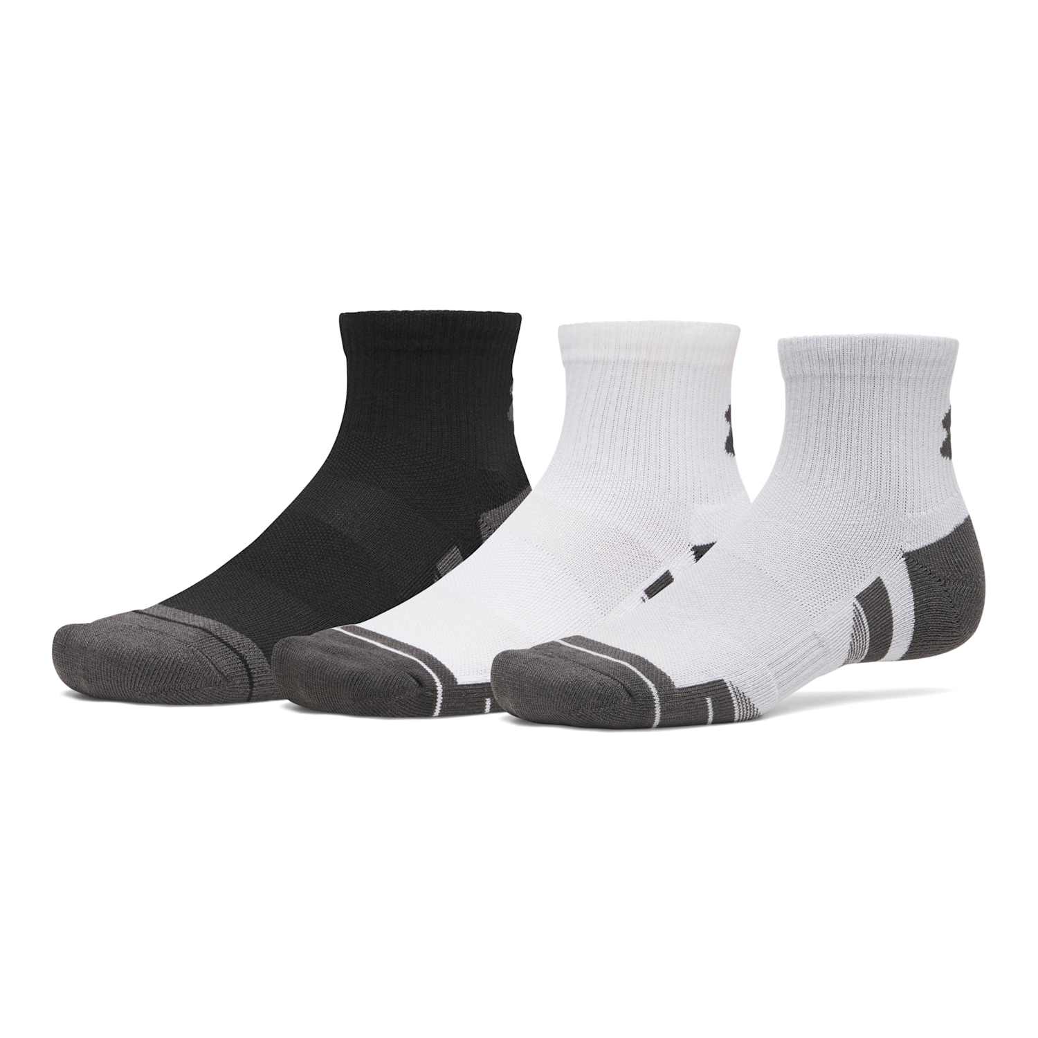 Under Armour Women's 3 Pack Performance Tech Socks - M - Grey Mix