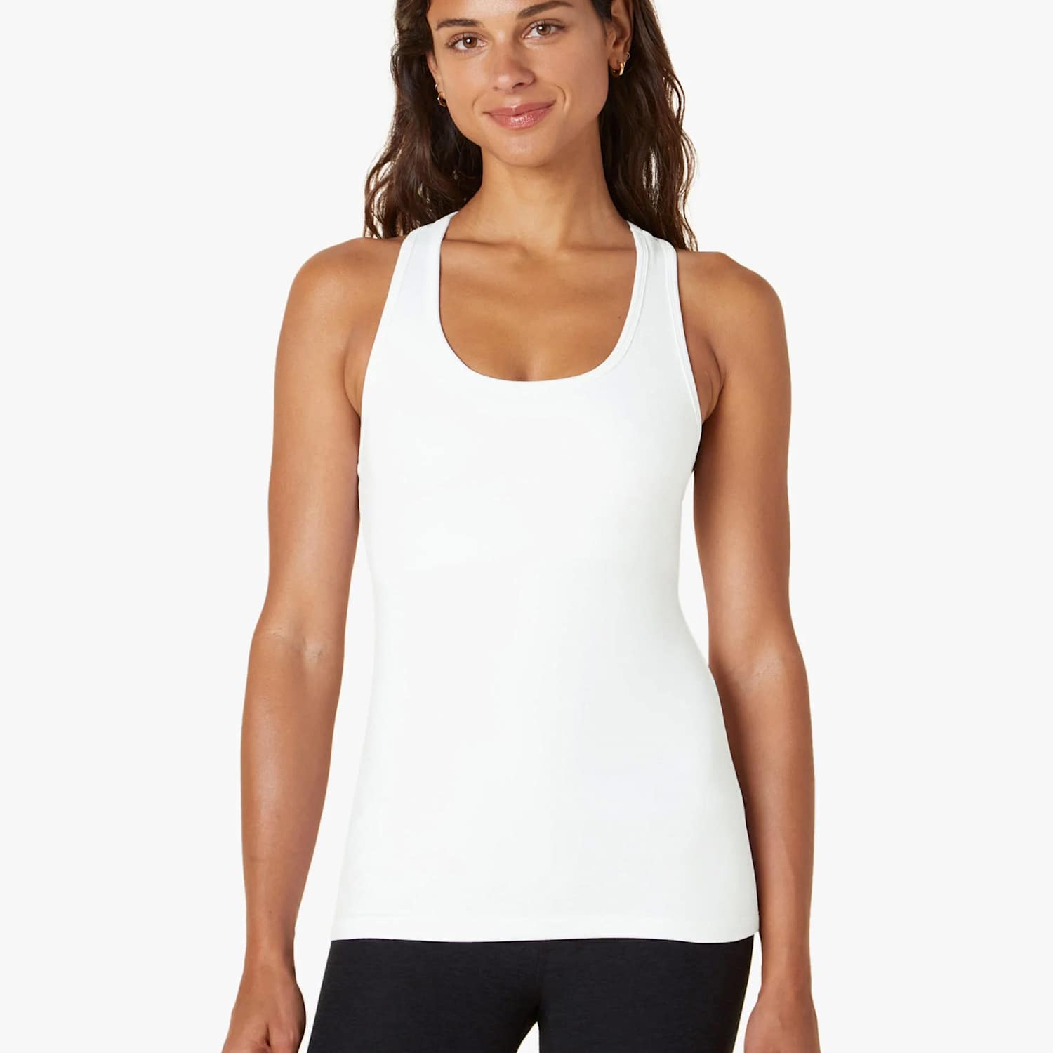 Beyond Yoga Women's Spacedye Step Up Racer Back Vest Top - Large - Black/Grey