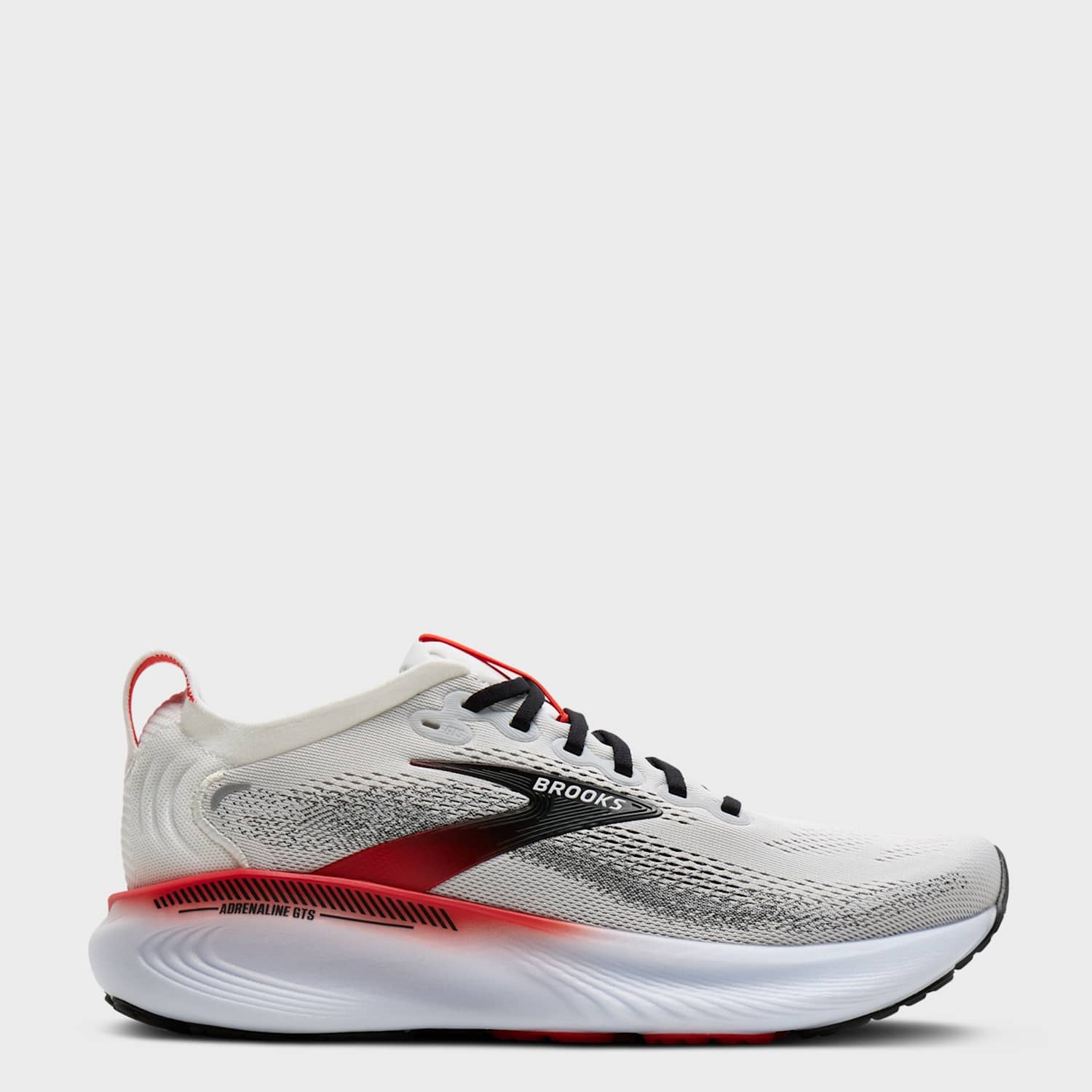 Brooks Men's Adrenaline GTS 25 Running Trainers - 11 - White Mix - Available at M&S