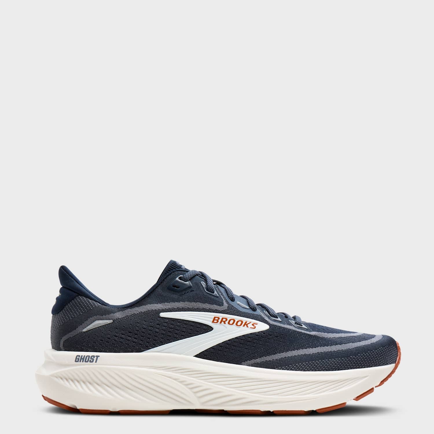 Brooks Men's Ghost 18 Road Running Trainers - 10 - Navy Mix - Available at M&S