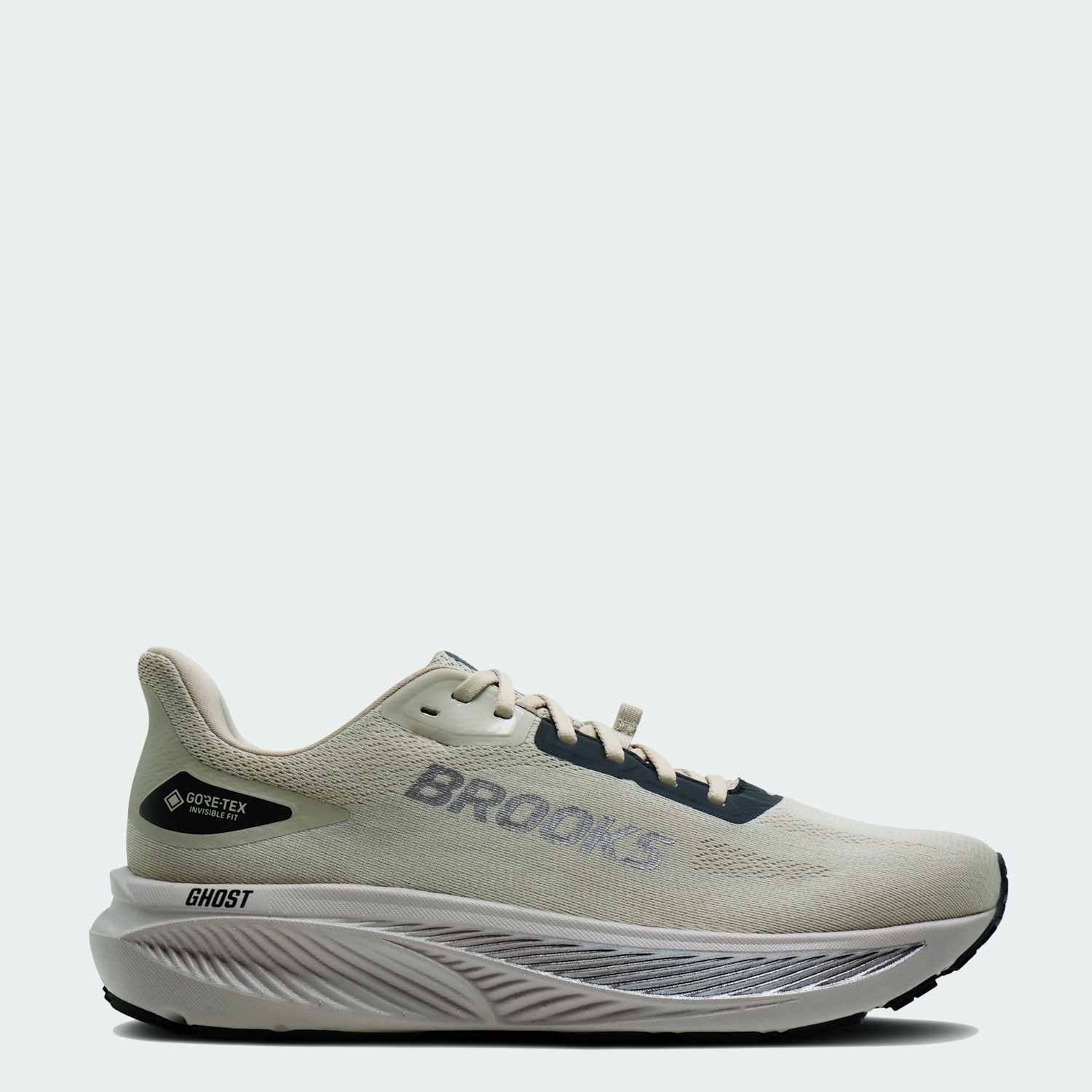 Brooks Men's Ghost 18 GTX Waterproof Running Trainers - 11 - Black Mix - Available at M&S
